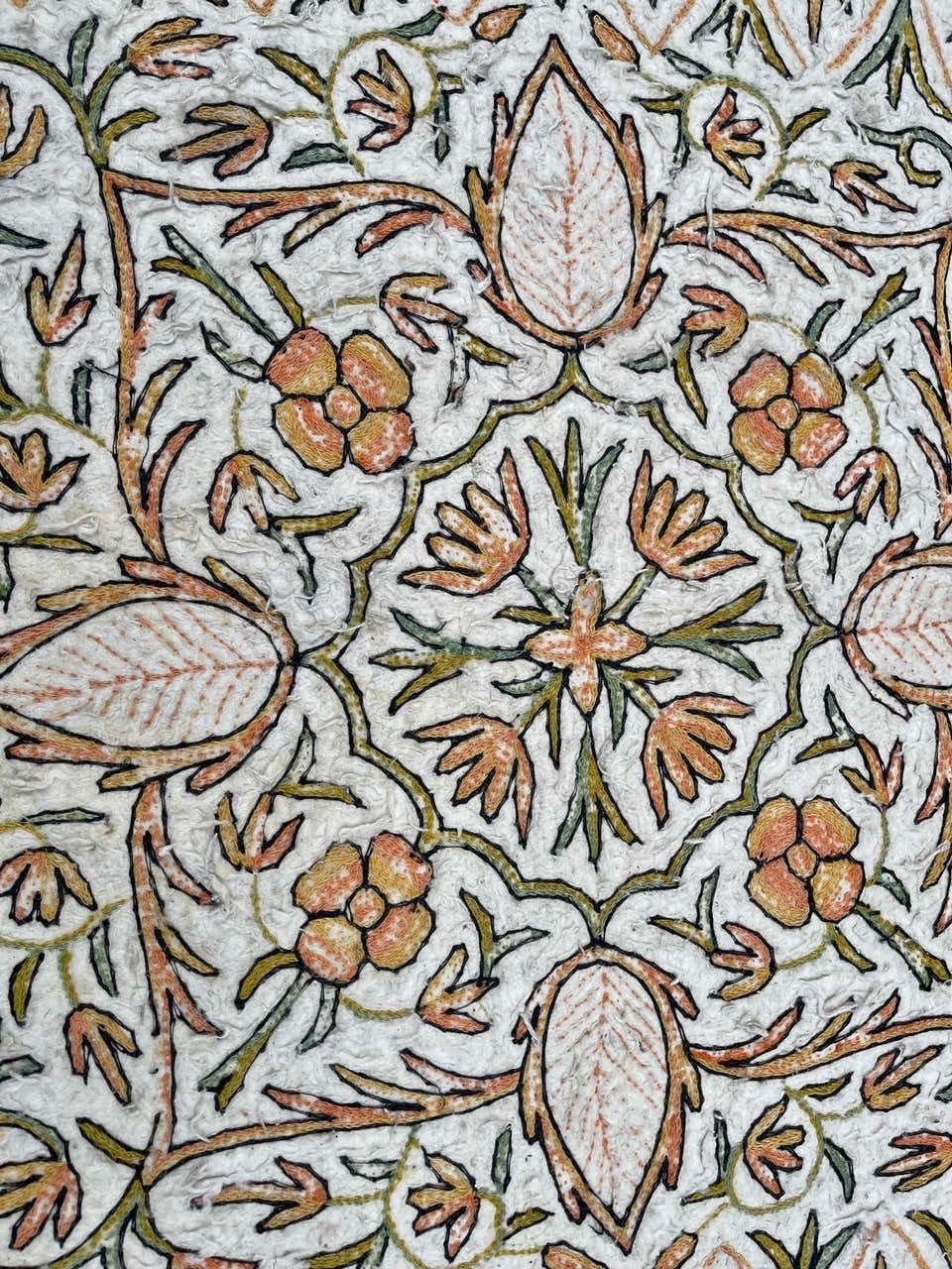 photo for sale Vintage Handwoven Ivory Berber Rug Or Runner In The Style Of Elsa Gullberg