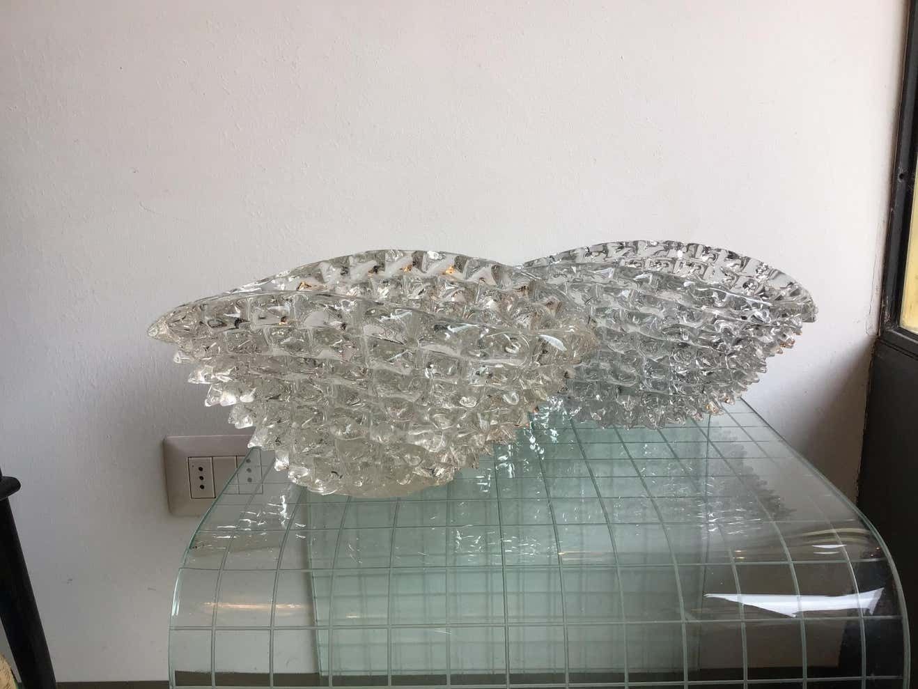 Barovier E Toso Couple Centrepiece “Rostrato“ Murano Glass, 1940, Italy photo furniture