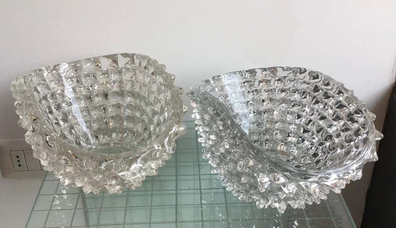 Barovier E Toso Couple Centrepiece “Rostrato“ Murano Glass, 1940, Italy photo 5434.0