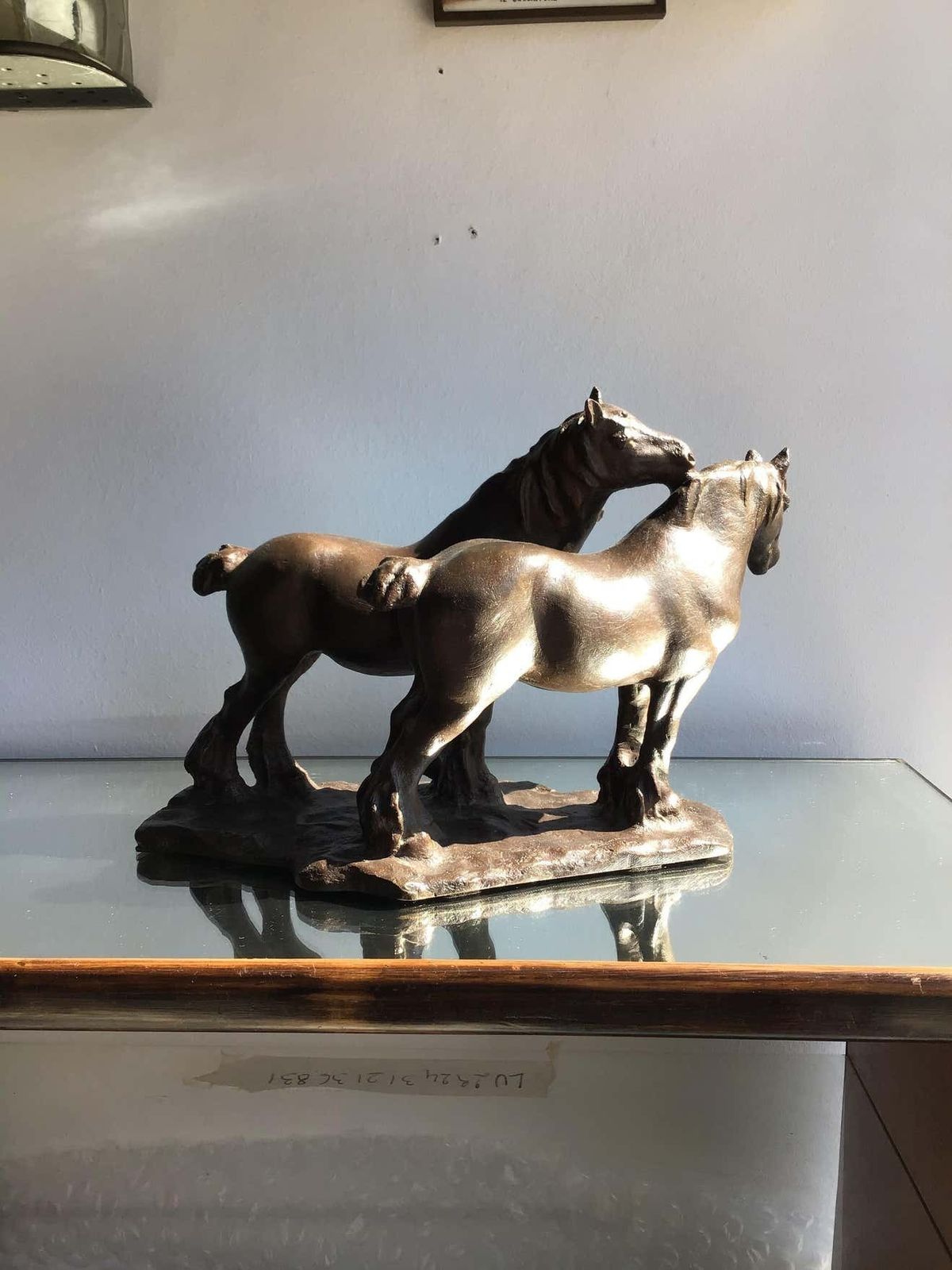 Guido Cacciapuoti Bronze Horses Couples 1940 Italy photo for sale