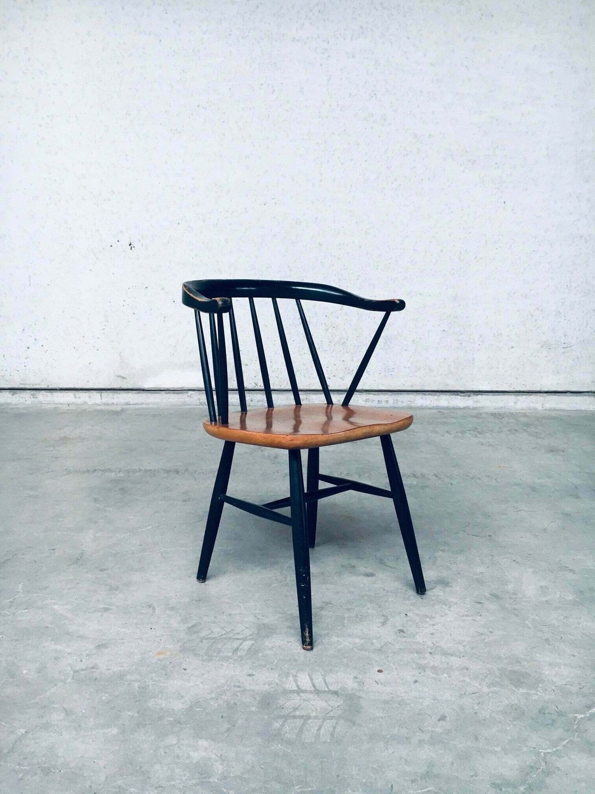 photo buy Midcentury Modern Design "Fanett" Style Arm Chair Set, Denmark 1950's