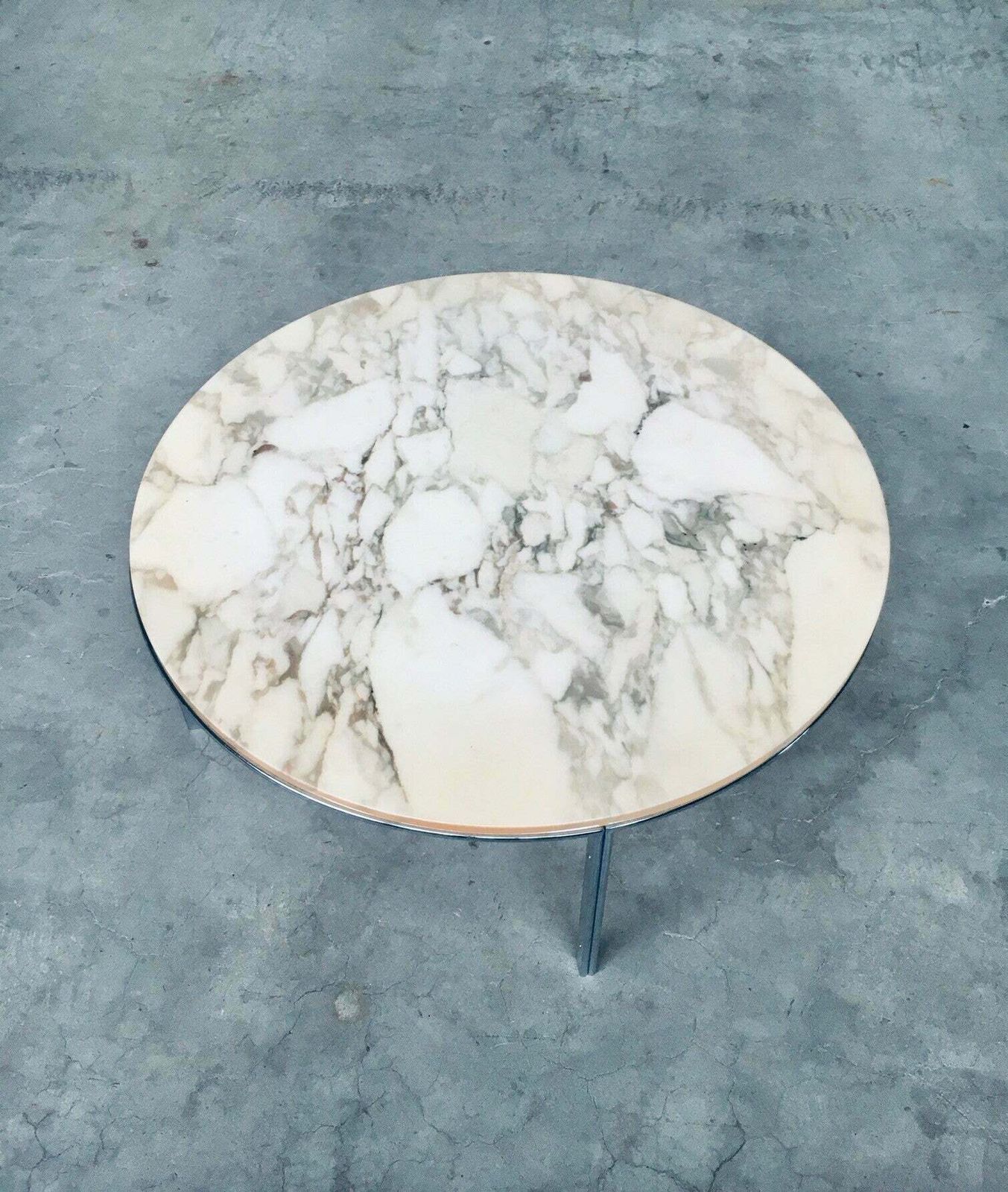 photo vinterior Midcentury Modern Italian Design Marble Coffee Table, 1960's Italy