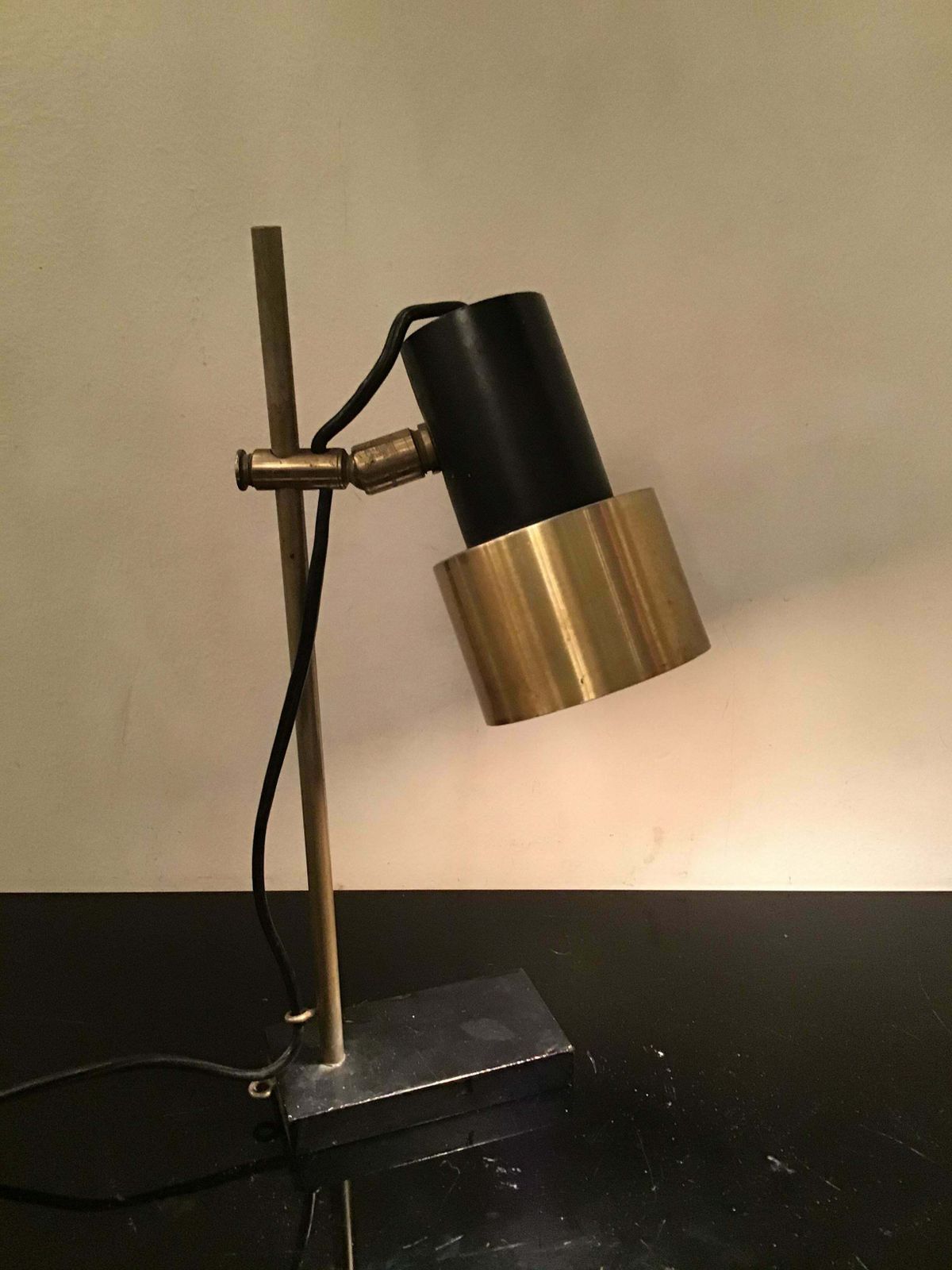 photo buy Stilux Table Lamp Metal And Metal Crome 1950 Italy
