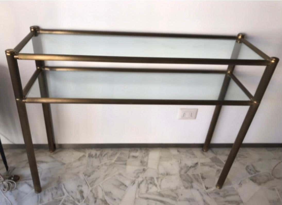 Luciano Frigerio Console Brass, 1955, Italy photo furniture