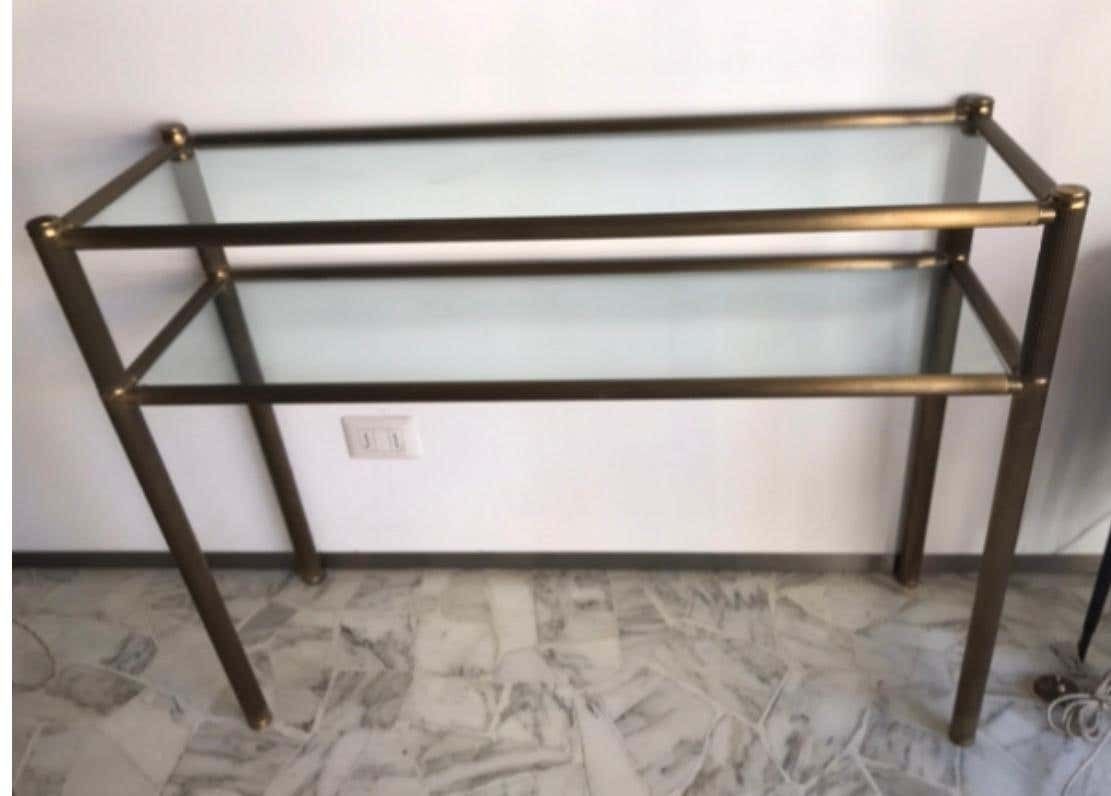 Luciano Frigerio Console Brass, 1955, Italy photo Furniture