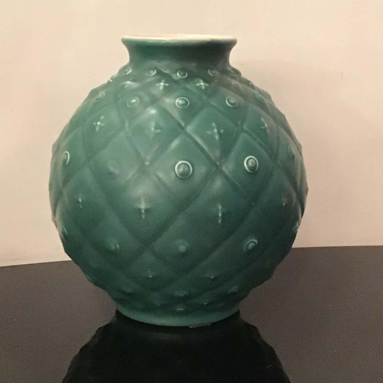 2264.0 Richard Ginori Giovanni Gariboldi Vase Ceramic, 1950, Italy photo