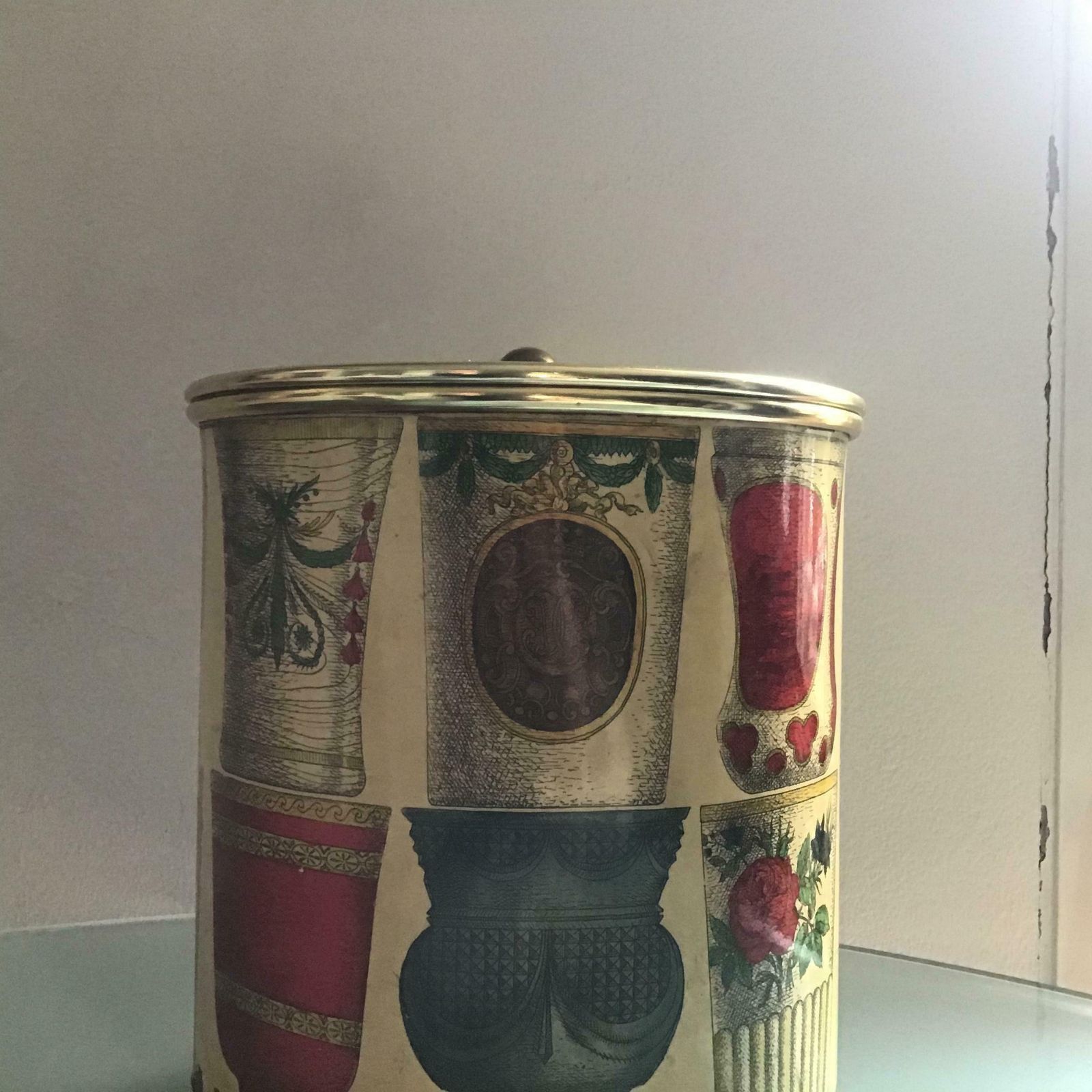 Piero Fornasetti Hice Holder Brass Metal 1955 Italy photo for sale
