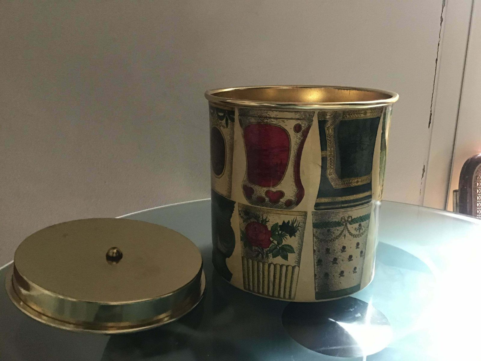 photo for sale Piero Fornasetti Hice Holder Brass Metal 1955 Italy