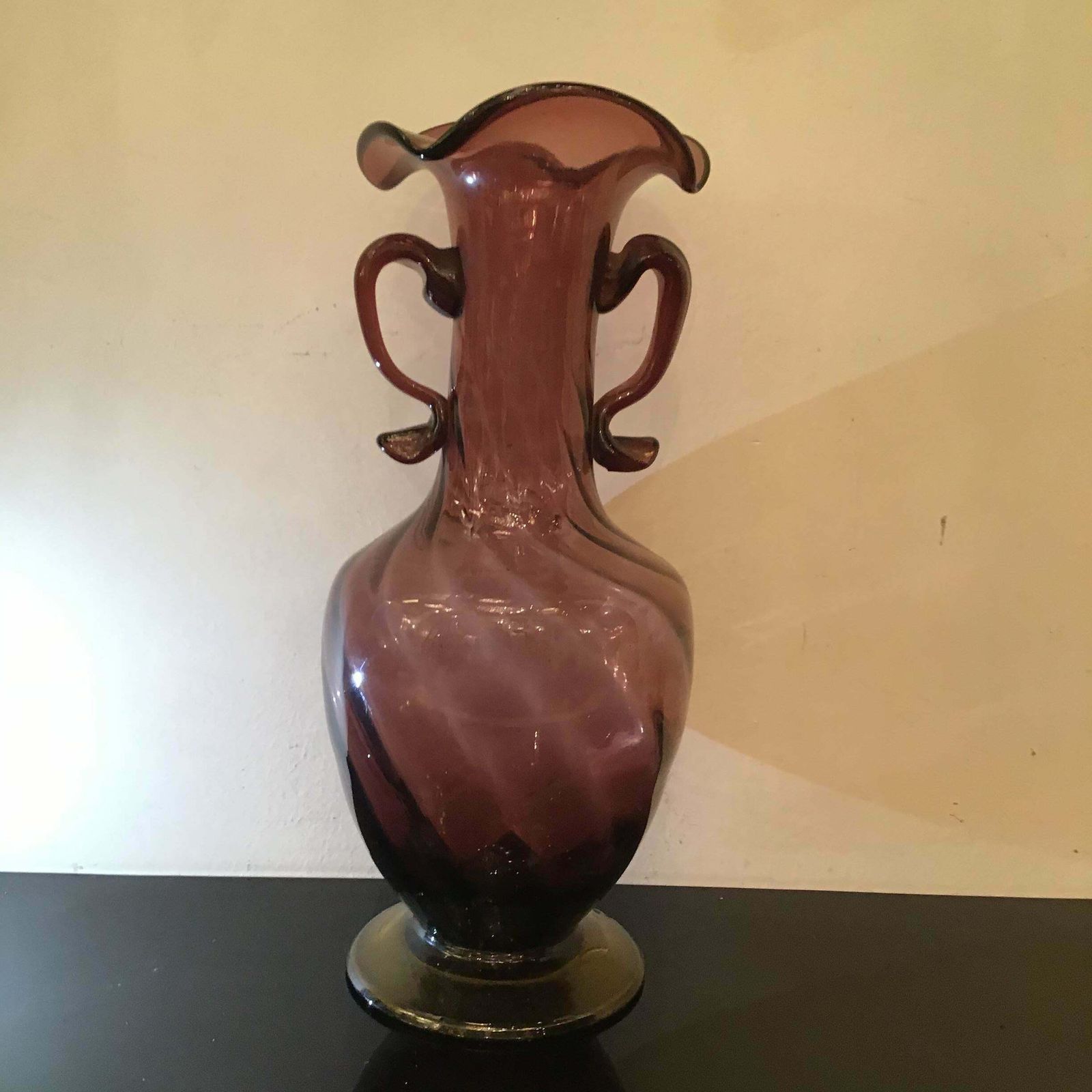 1630.0 Martinuzzi Vase Murano Glass 1940 Italy photo