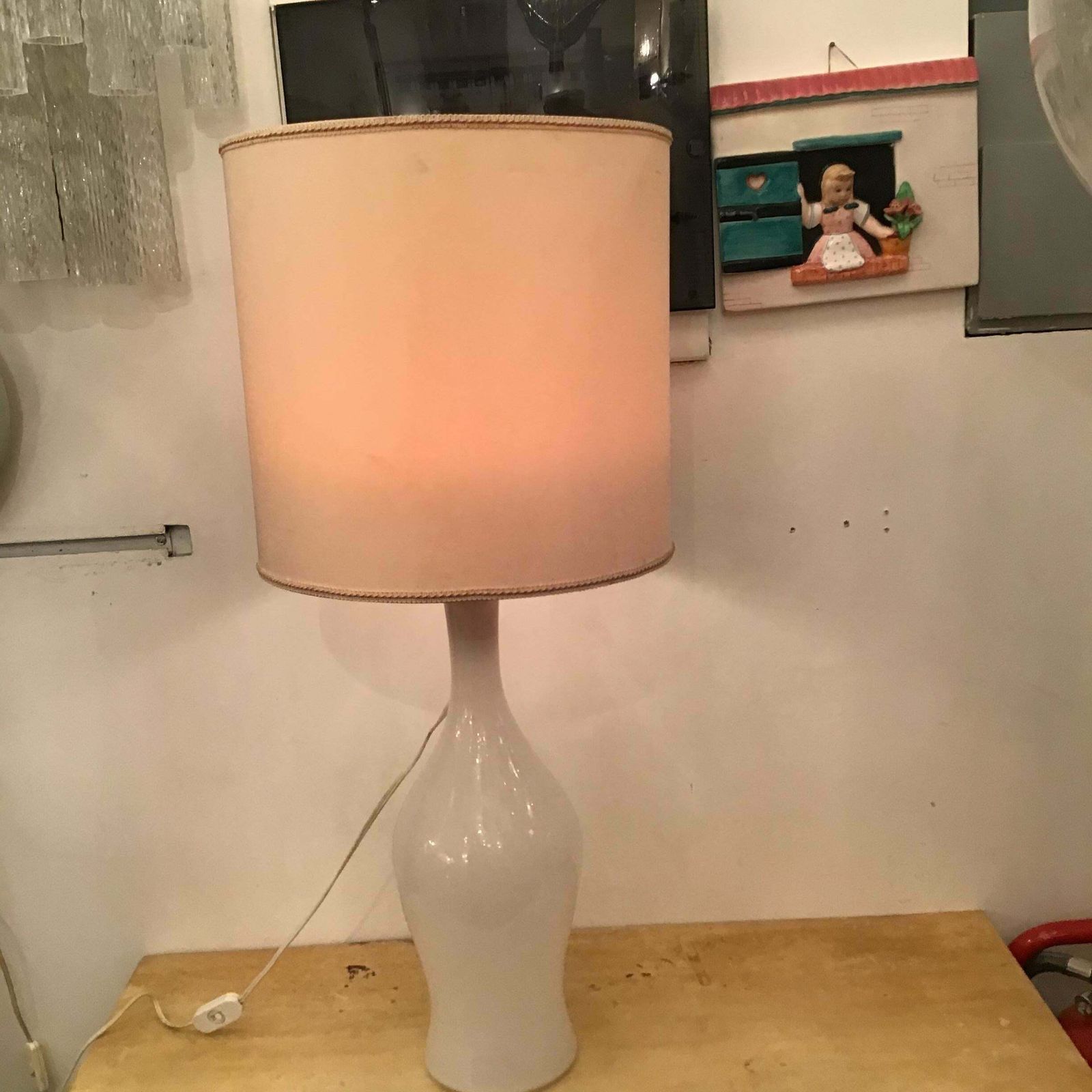 photo vinterior Venini Table Lamp Signed Venini Murano Glass 1960 Italy