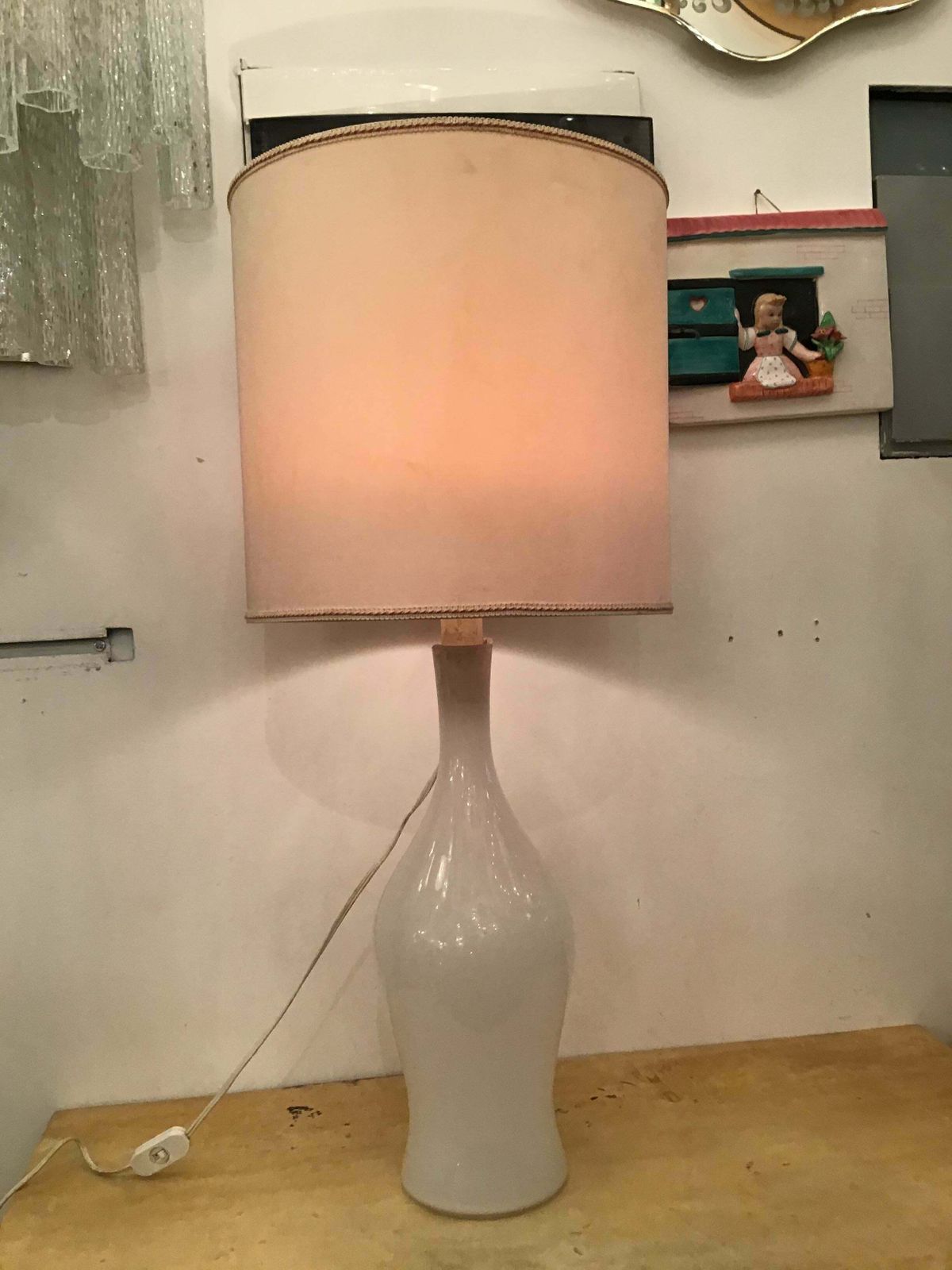 photo buy Venini Table Lamp Signed Venini Murano Glass 1960 Italy