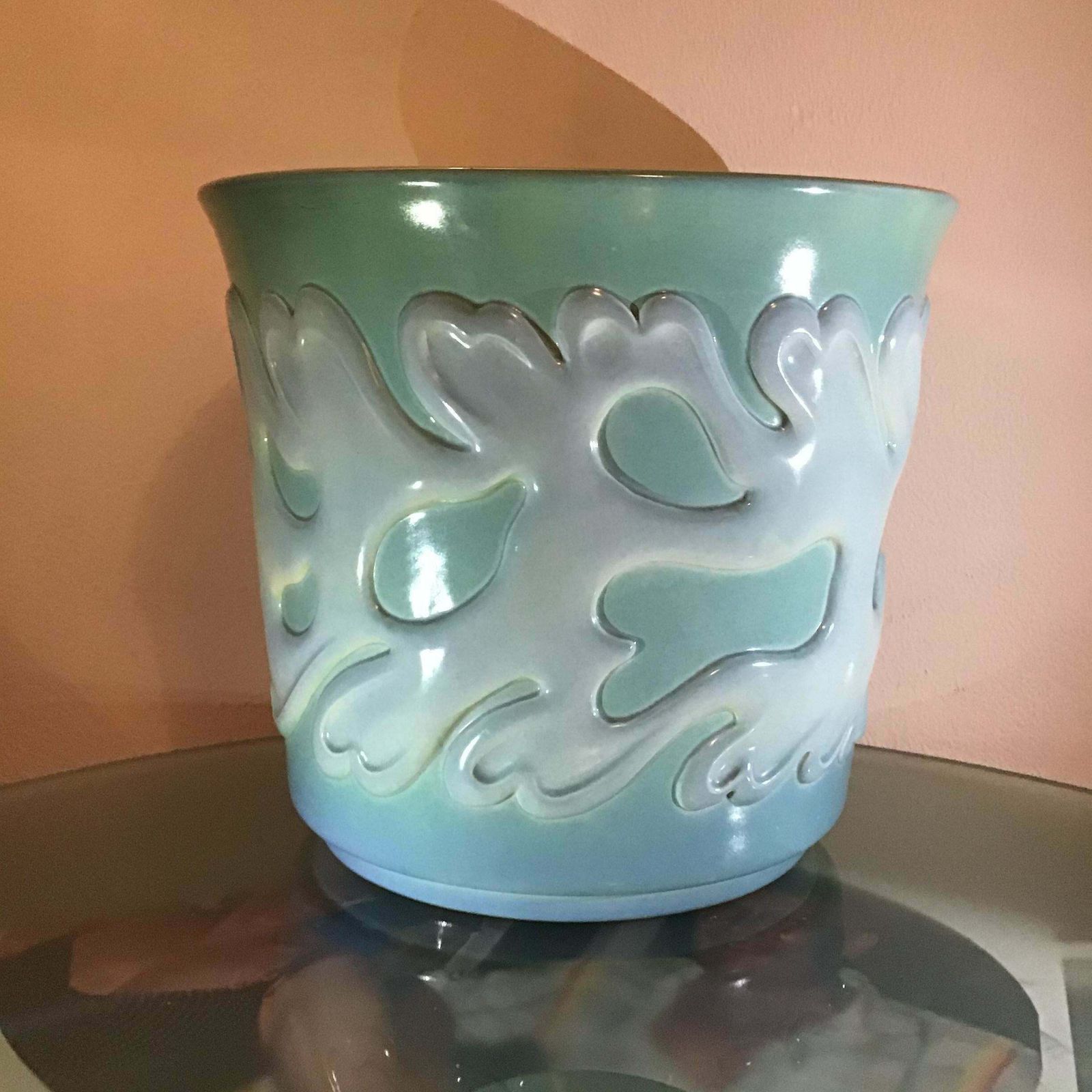 Richard Ginori Giovanni Gariboldi Vase Ceramic, 1950, Italy photo vintage