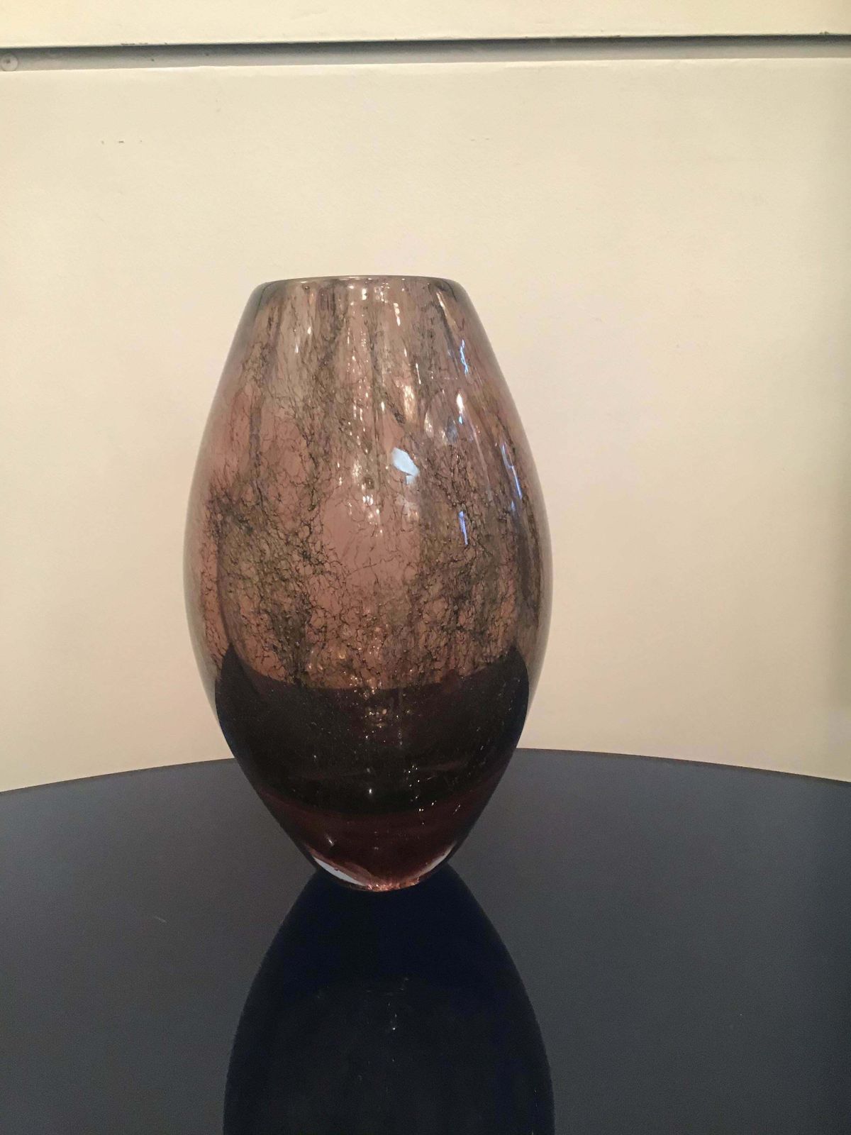 Seguso “ Flavio Poli” Vase Murano Glass 1955 Italy photo buy