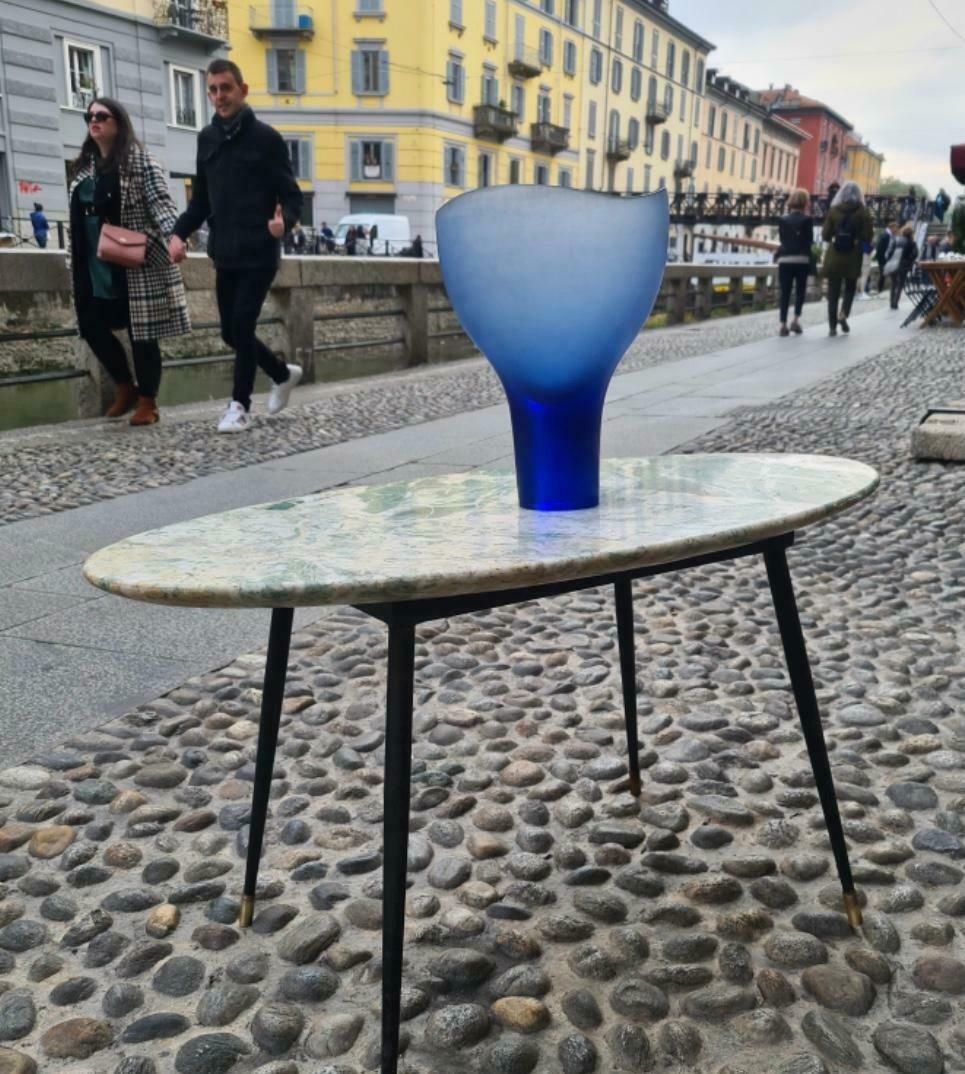photo furniture Ico Parisi Coffe Table Brass Iron Marbre, 1950, Italy