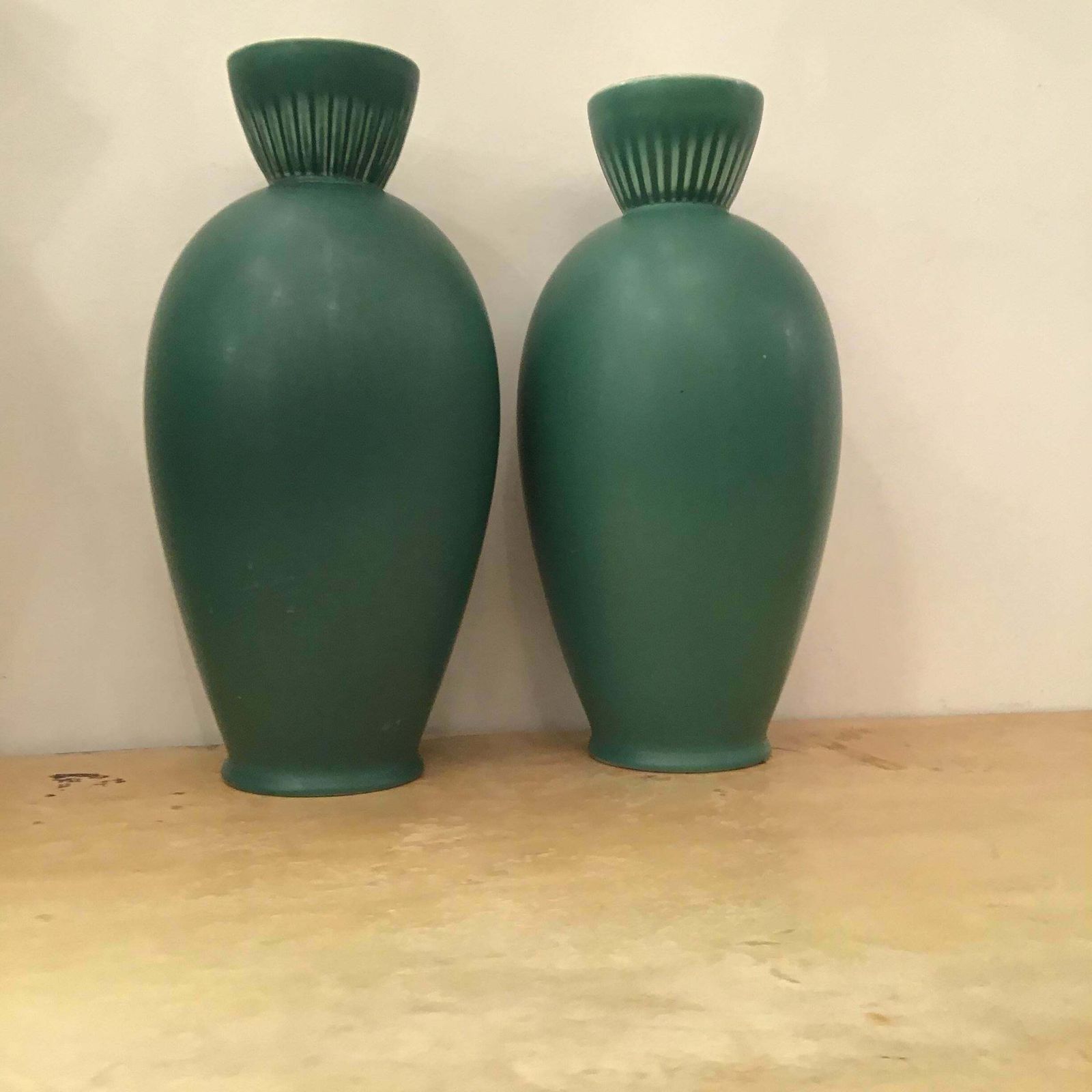 photo for sale Richard Ginori “”Giovanni Gariboldi “ Vases Ceramic 1950 Italy