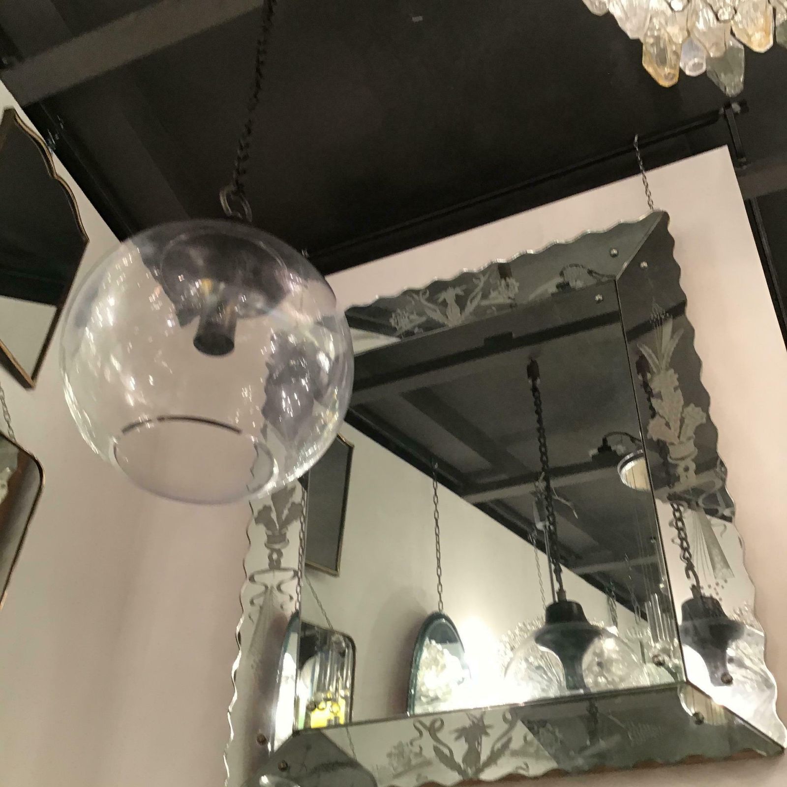 Azucena Luigi Caccia Dominioni Ls10 Chandelier Glass Brass 1960 photo for sale