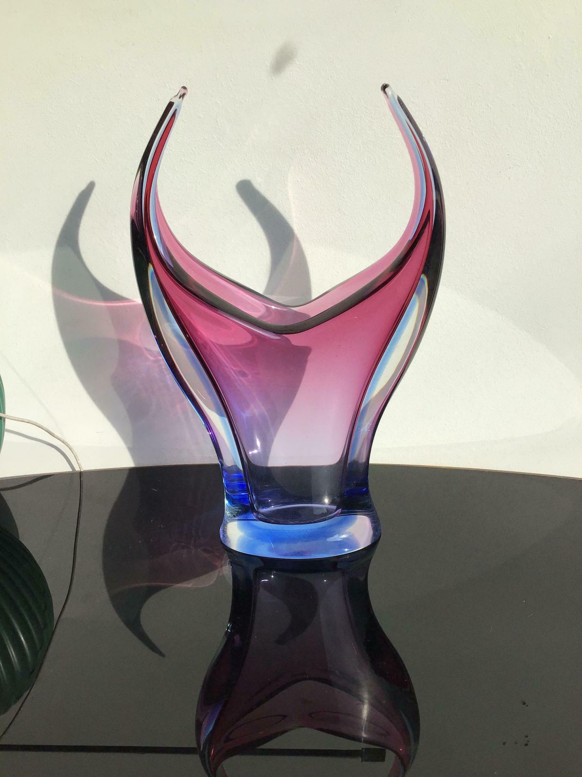 Seguso Flavio Poli Vase Murano Glass, 1950, Italy photo furniture