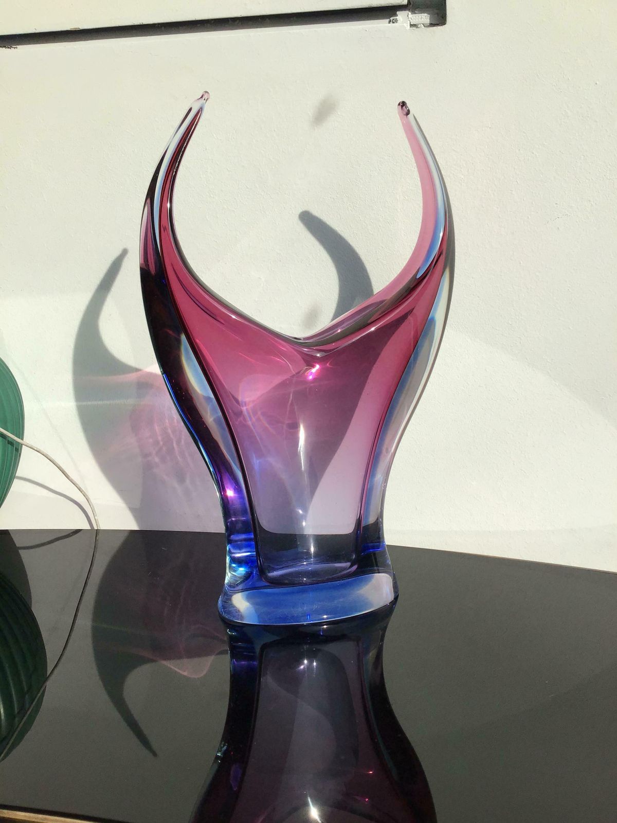 Seguso Flavio Poli Vase Murano Glass, 1950, Italy photo vinterior