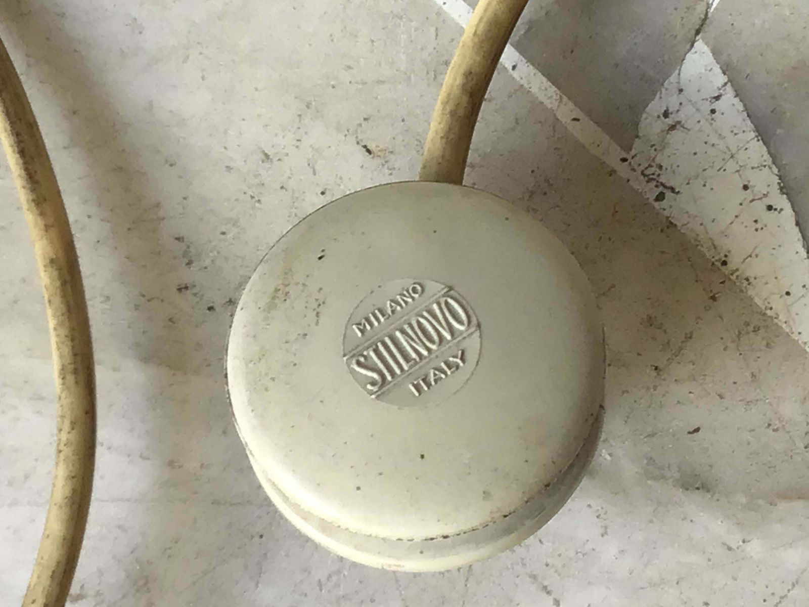 Stilnovo Table Lamp Metal Crome Wood Lampshade 1960 Italy photo for sale