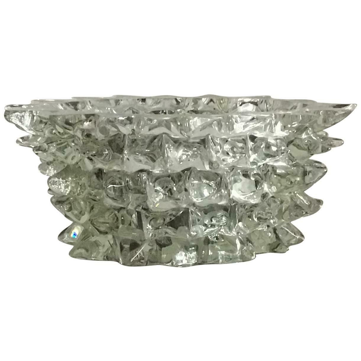 Barovier E Toso Murano Glass Rostrato Centrepiece 1940 Italy