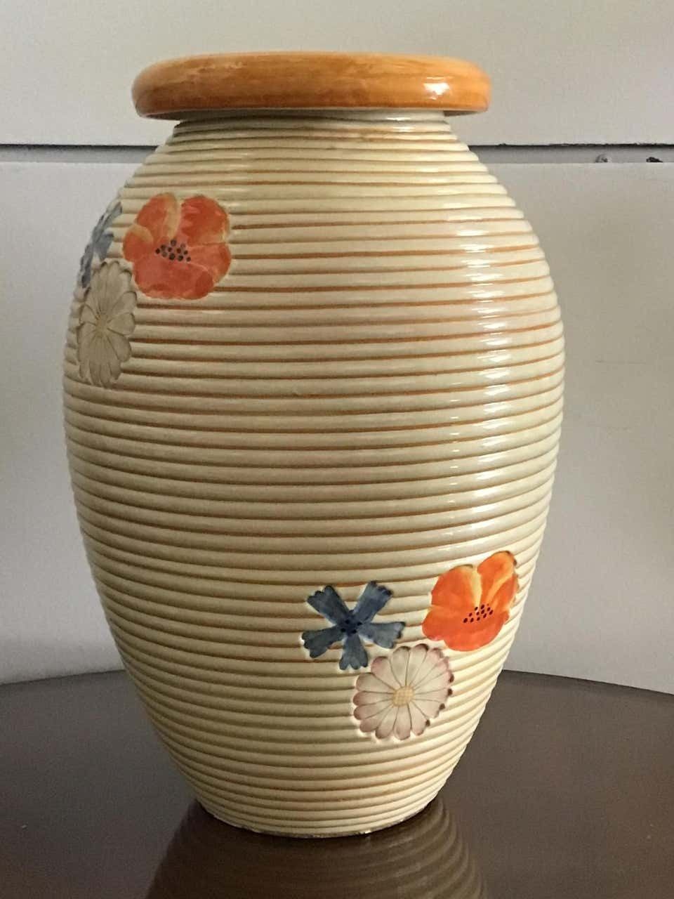 Home Decor Pucci Umbertide Vase /Umbrella Stand Ceramic, 1950, Italy photo