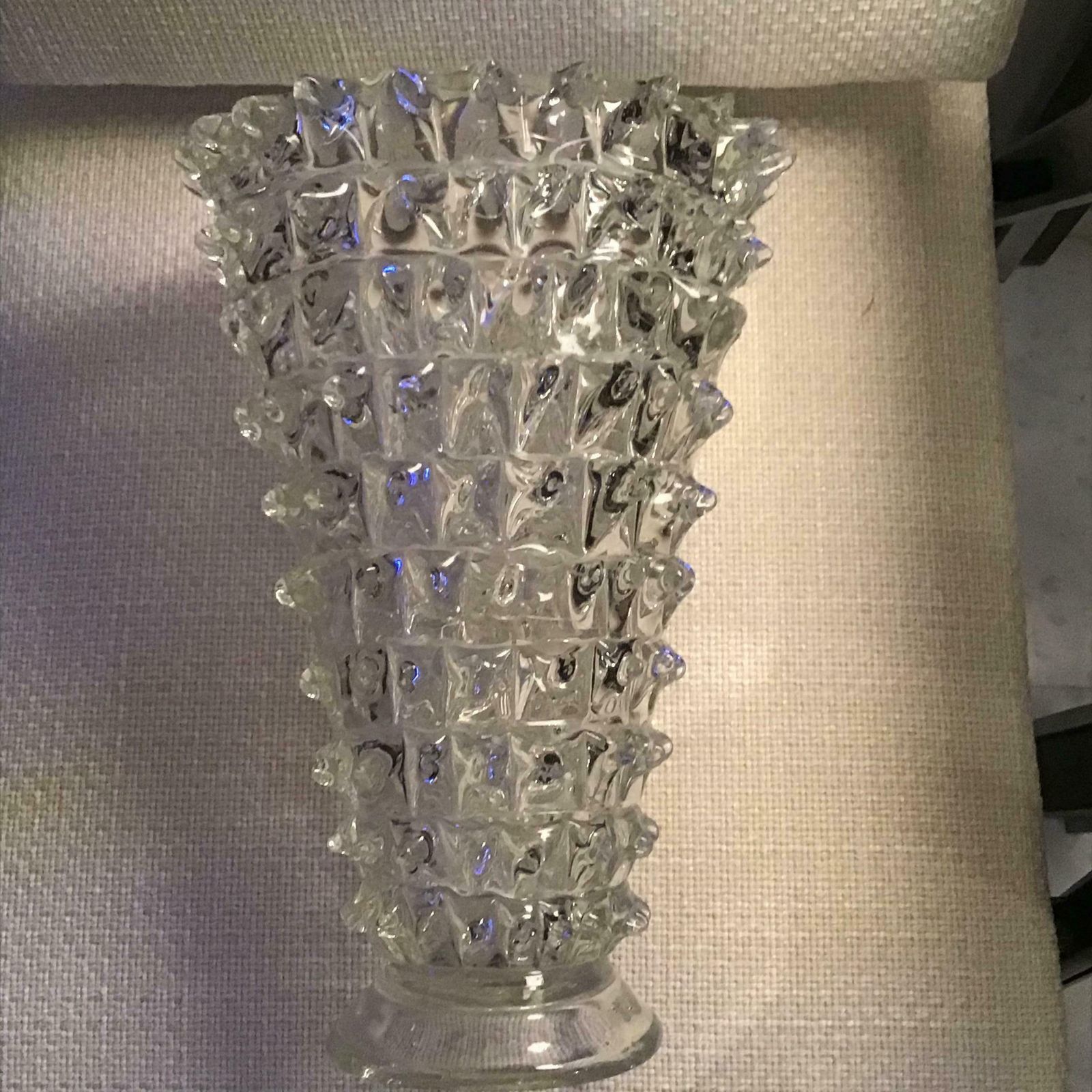 photo for sale Barovier And Toso "Rostrato" Vase Murano Glass, 1940, Italy