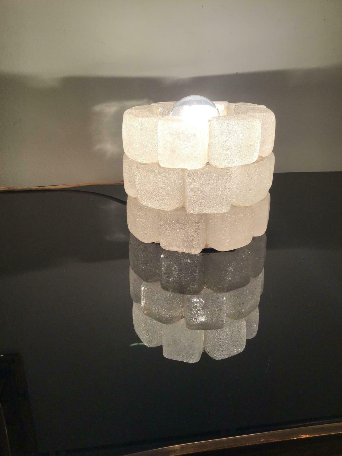 Albano Poli Poliarte Table Lamp Murano Glass 1960 Italy photo 1085.0