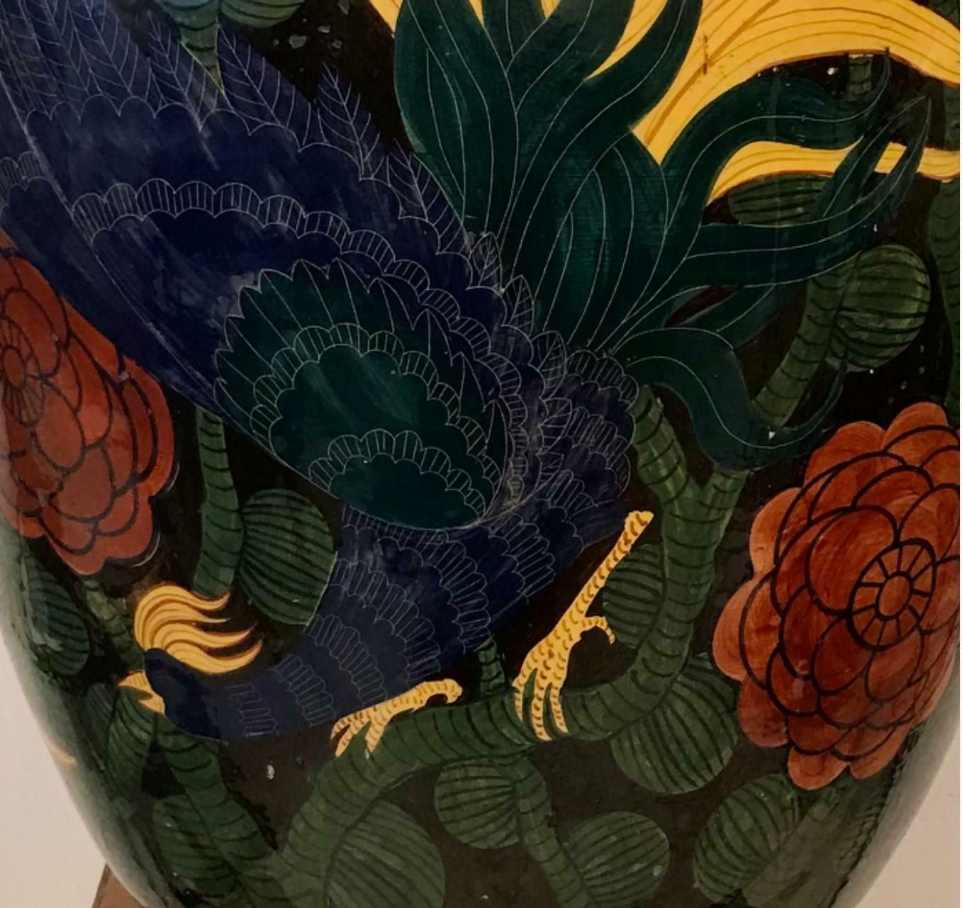 Albisola “La Fenice” Vase Sculpture Ceramic, 1930, Italy photo for sale