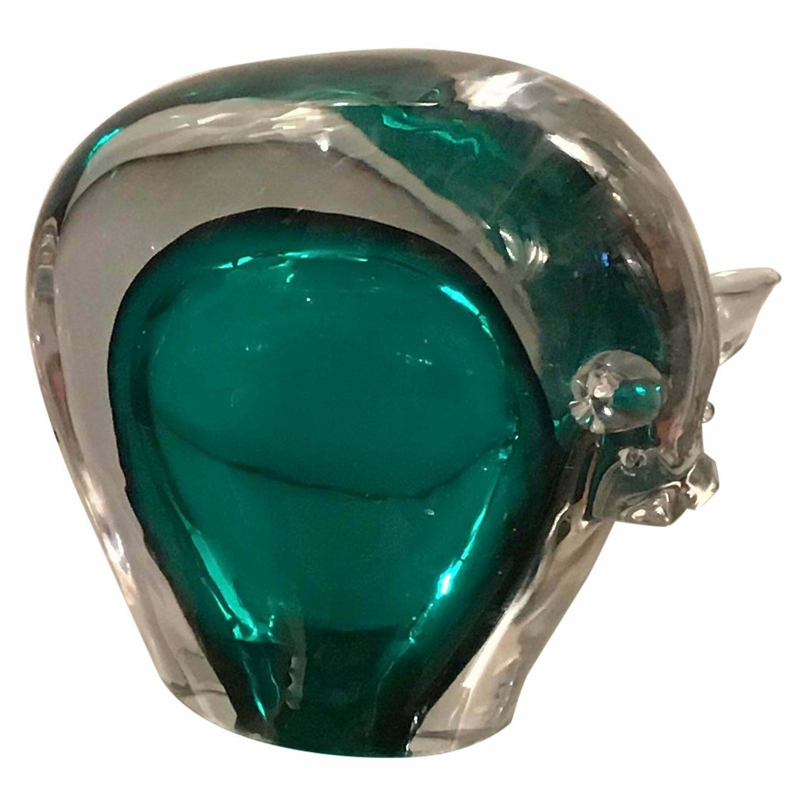 Flavio Poli Bull Murano Glass, 1950, Italy
