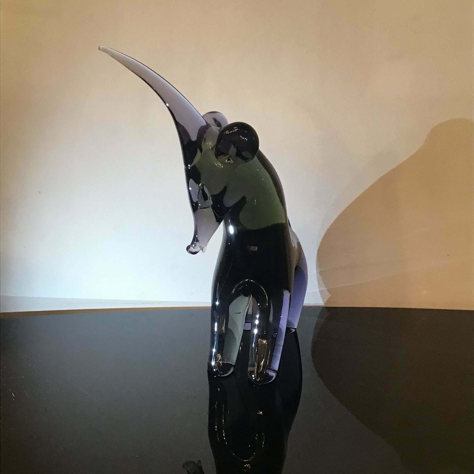 1175.0 Seguso “Unicorno “Glass 1955 Italy photo