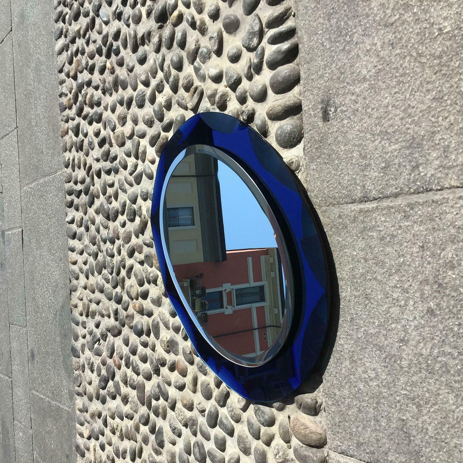Cristal Arte Mirror Glass Mirror Iron 1950 Italy photo buy