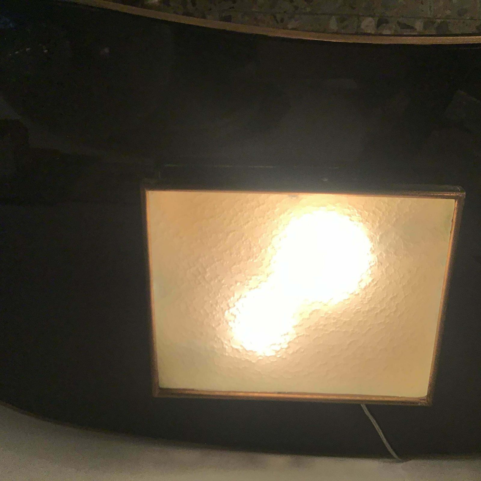 Stilnovo Sconce/Ceilling Light Brass Glass Metal 1950 Italy photo for sale