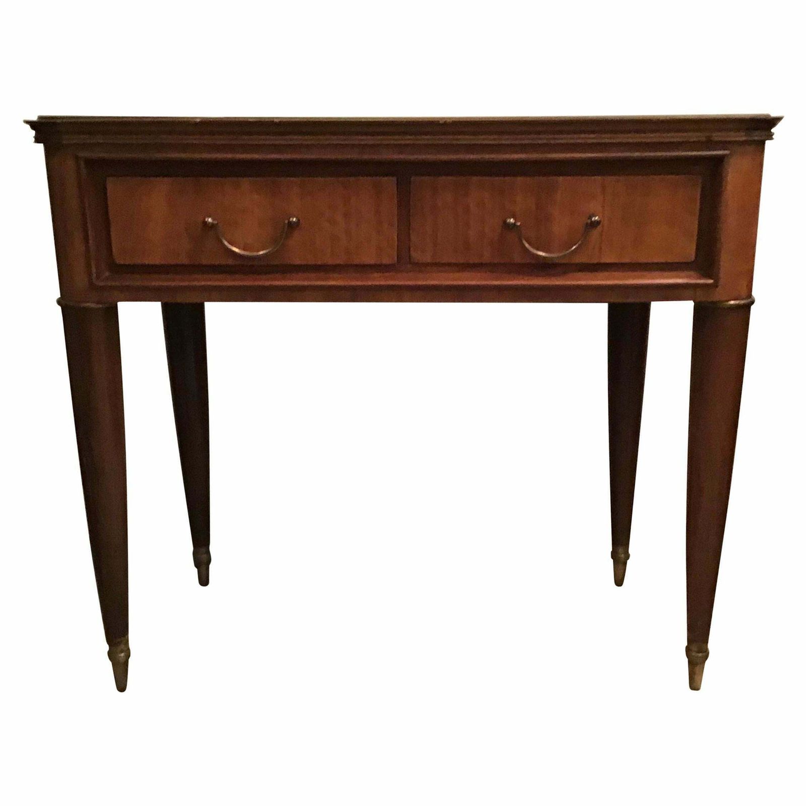 Paolo Buffa Bedside Tables Wood Brass 1940 Italy