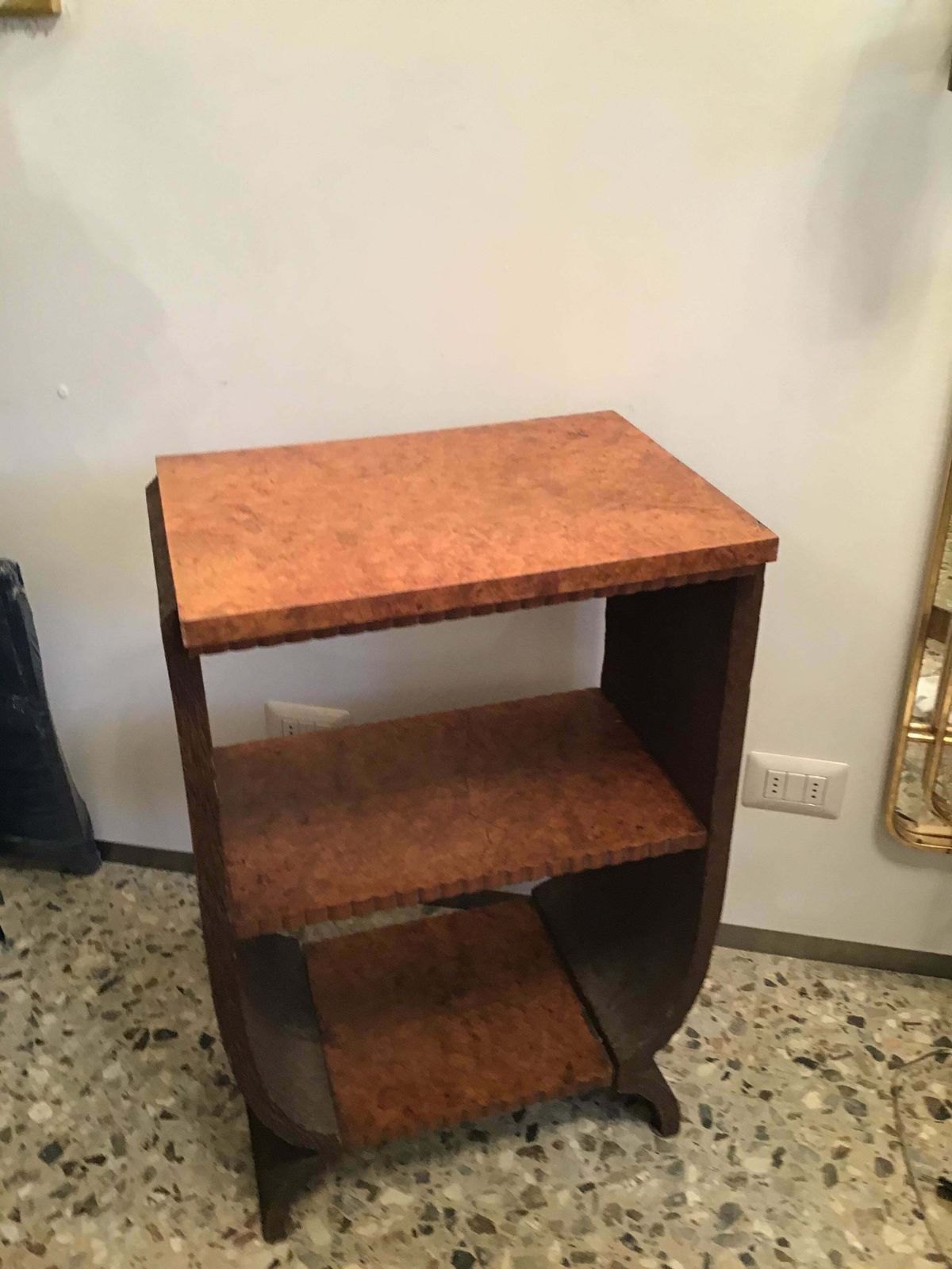 Furniture Pierluigi Colli Table/Shelf Wood 1949 Italy photo