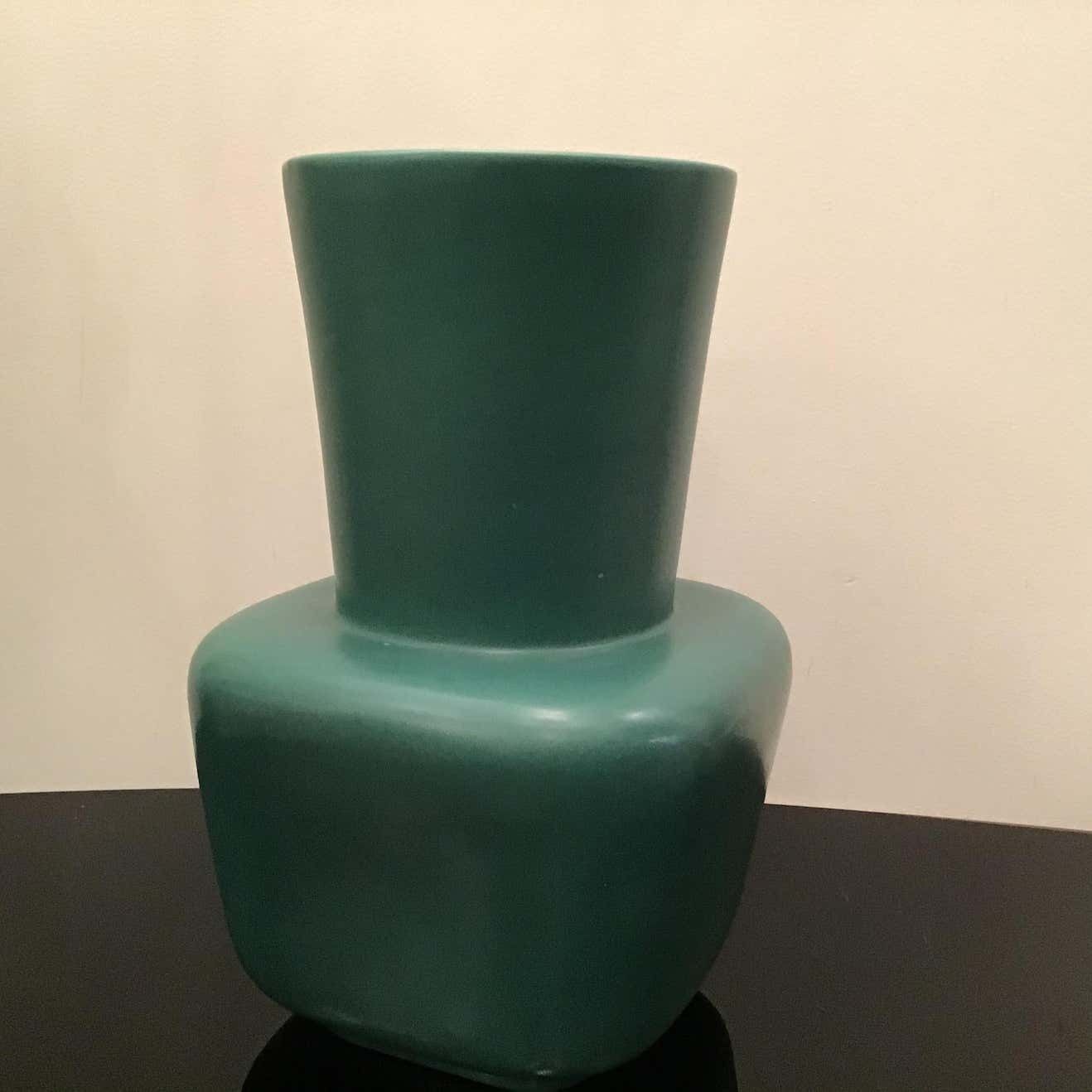 photo furniture Richard Ginori “Giovanni Gariboldi “ Vase Ceramic 1950 Italy