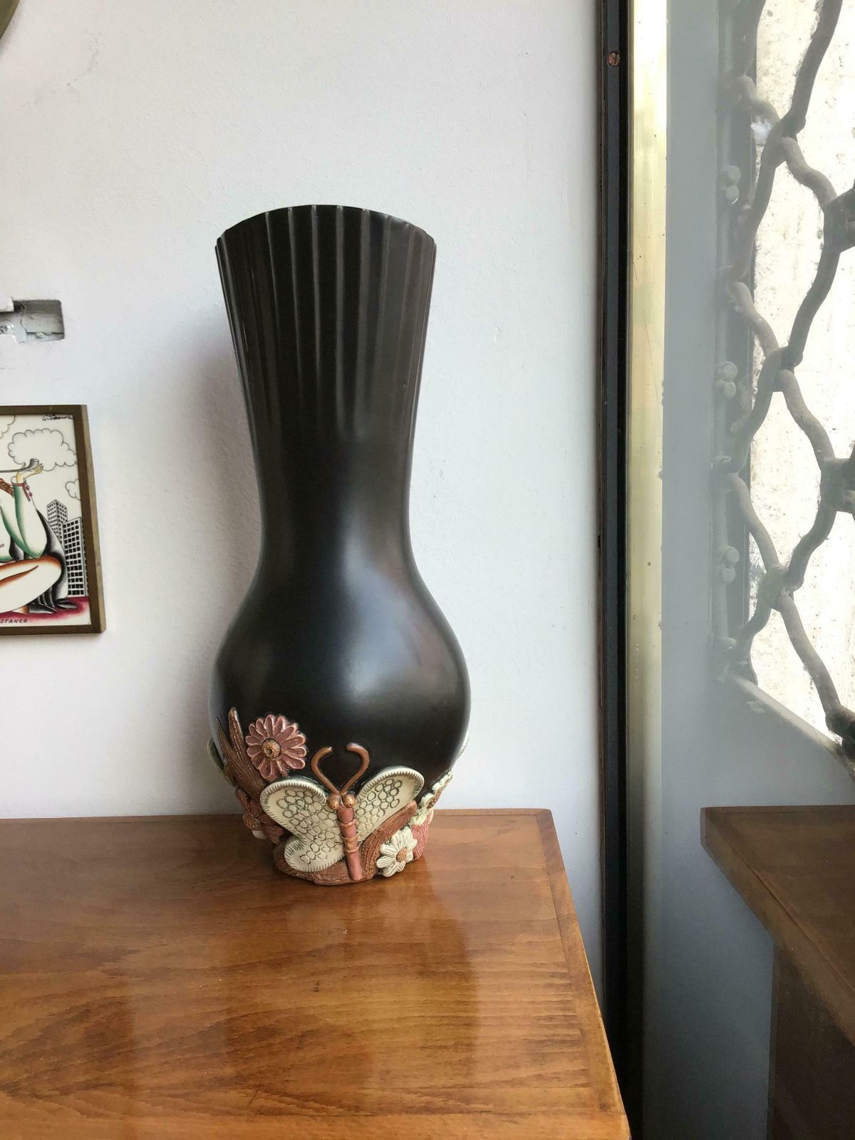 Richard Ginori Giovanni Gariboldi Ceramic Vase, 1950, Italy photo vinterior