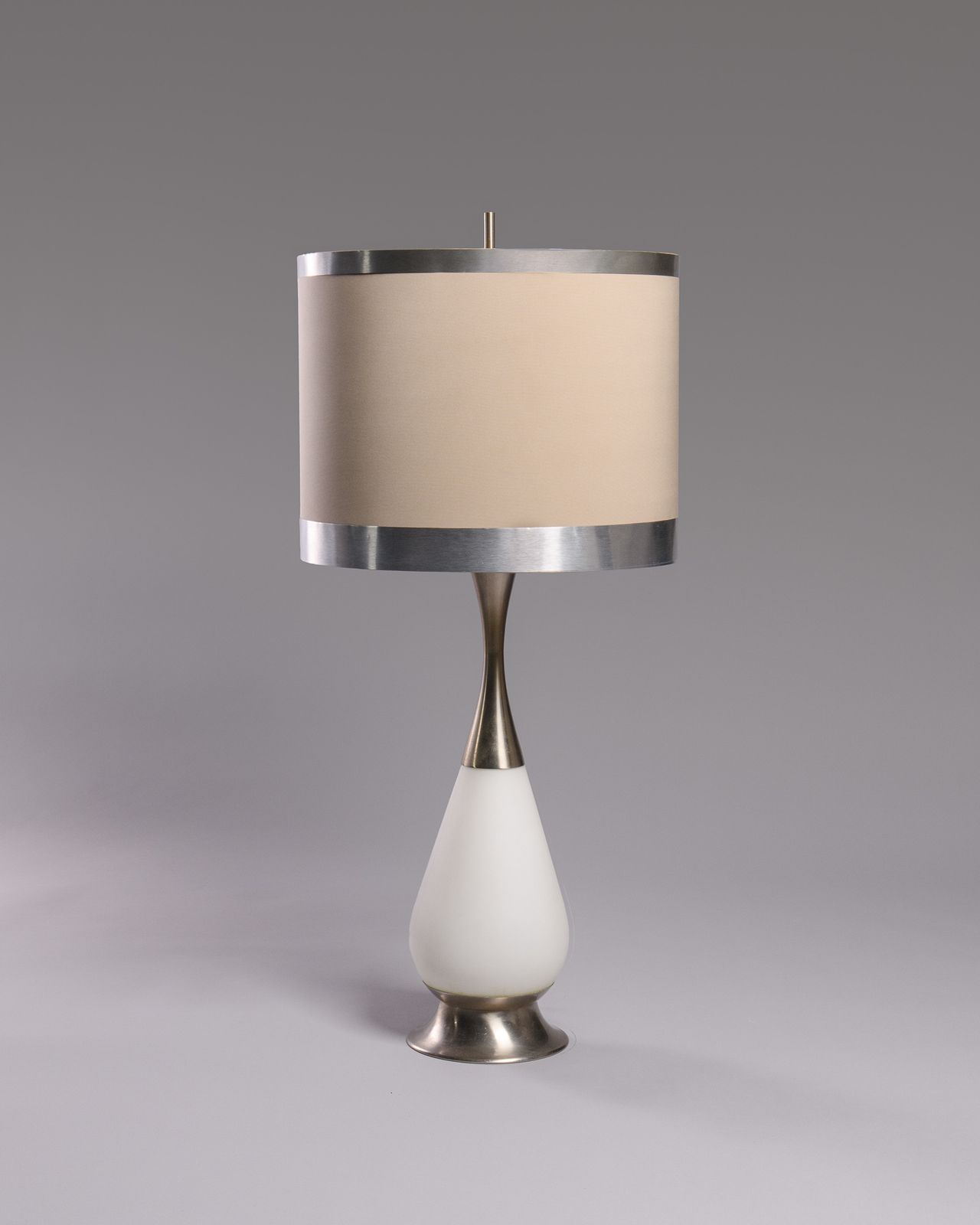 Table Lamp In Aluminum And Glass By Stilnovo, Italy, 1960s