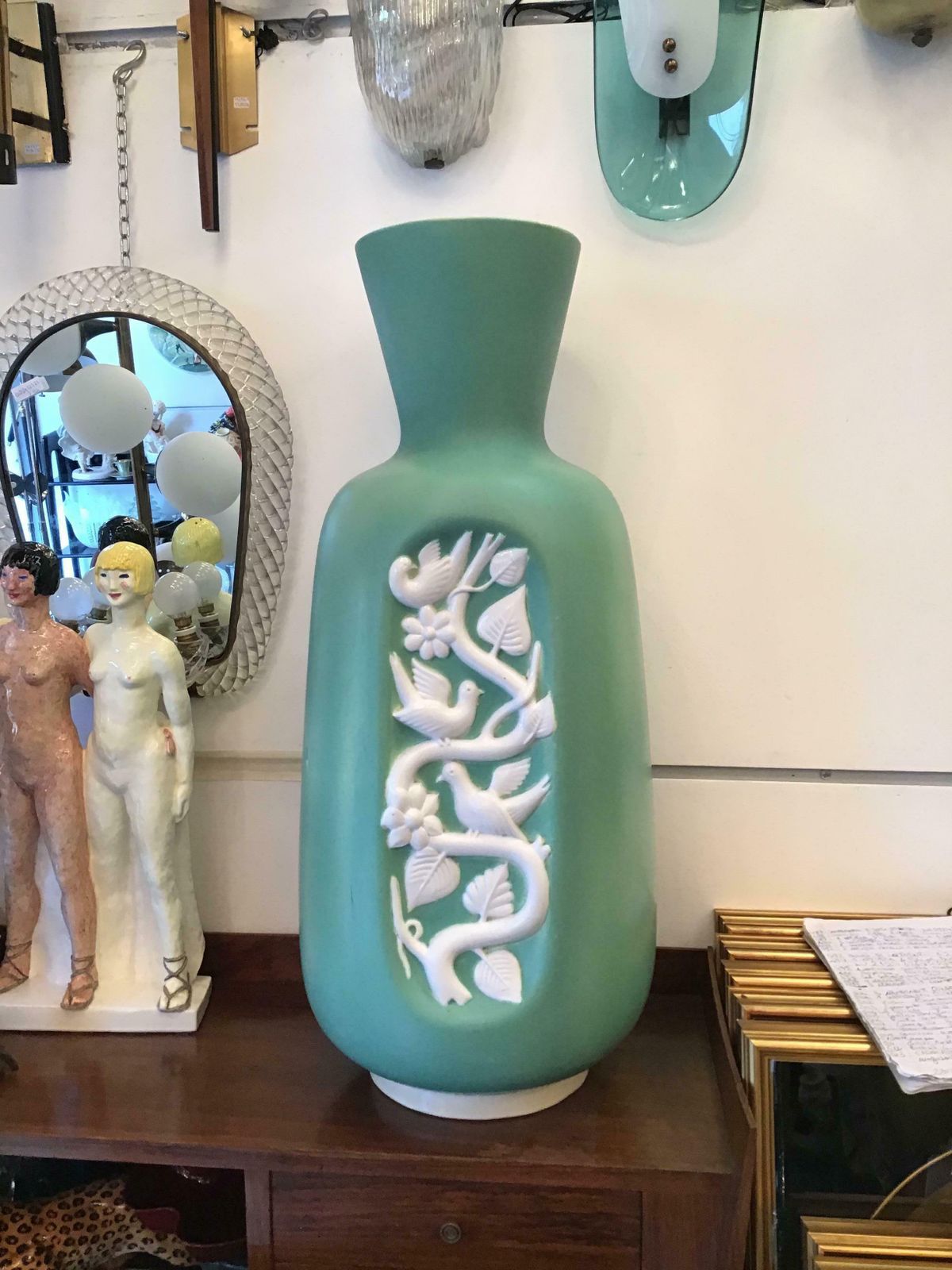 5425.0 Richard Ginori Giovanni Gariboldi Vase Ceramic 1938 Italy photo
