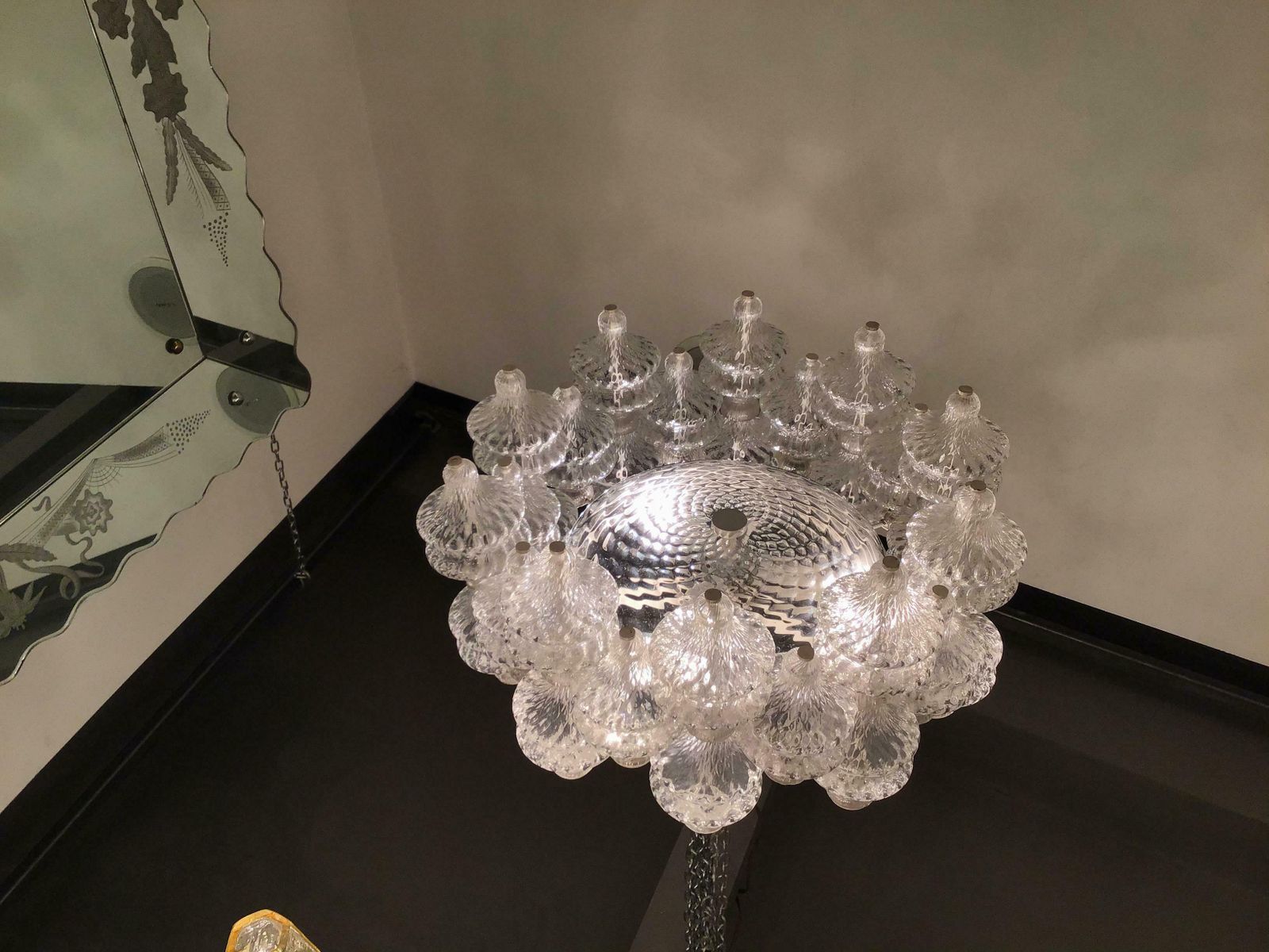 Arredoluce Chandelier Murano Glass Iron 1961 Italy photo buy