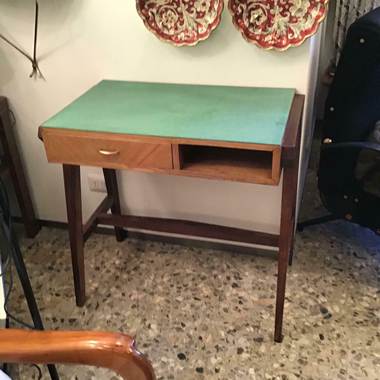 photo furniture Gio Ponti “Stile” Desk Wood Brass, 1950, Italy
