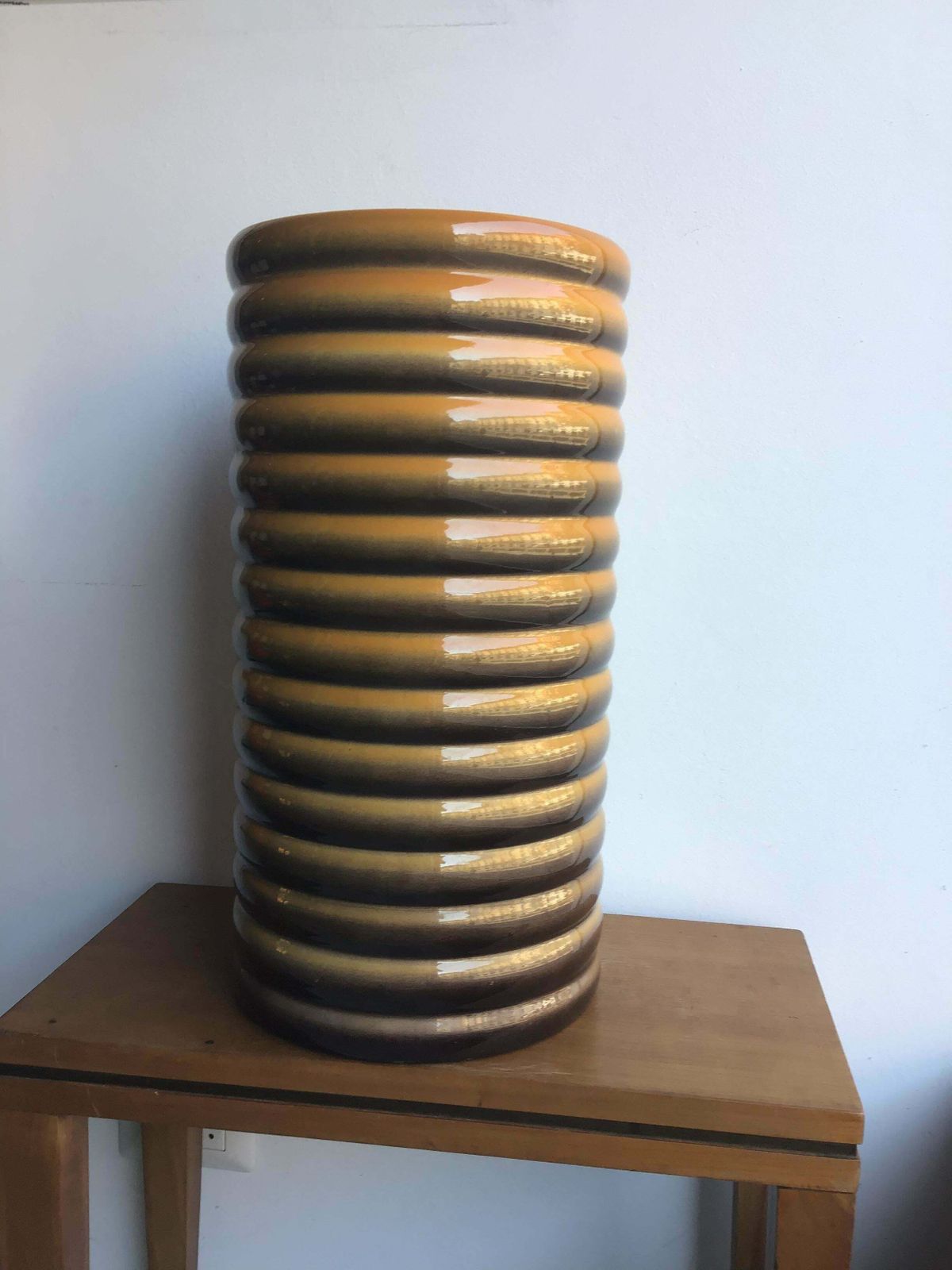 Galvani Vase/Umbrella Stand Ceramic, 1930, Italy photo furniture