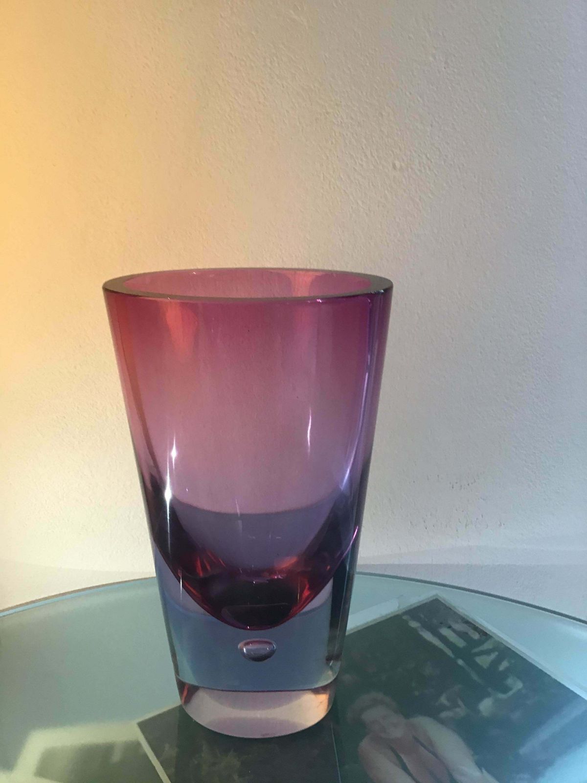 Seguso Flavio Poli Vase Glass 1960 Italy photo furniture