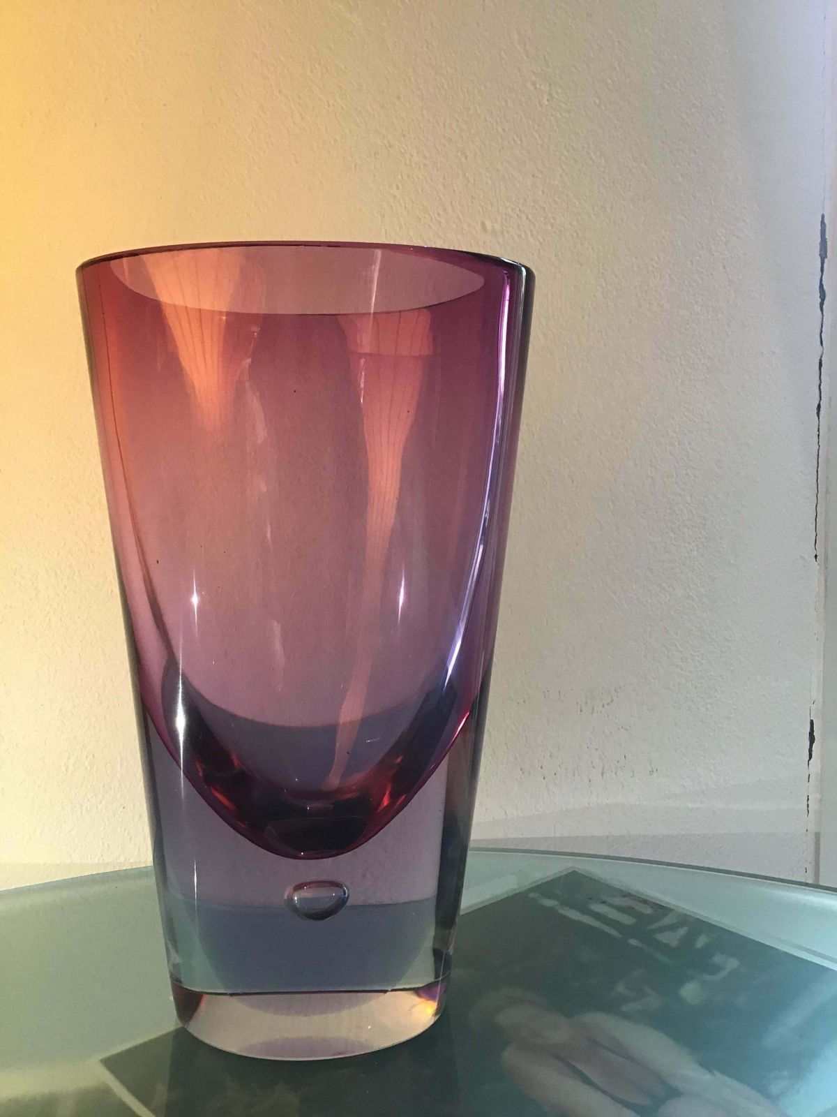 Seguso Flavio Poli Vase Glass 1960 Italy photo 3165.0