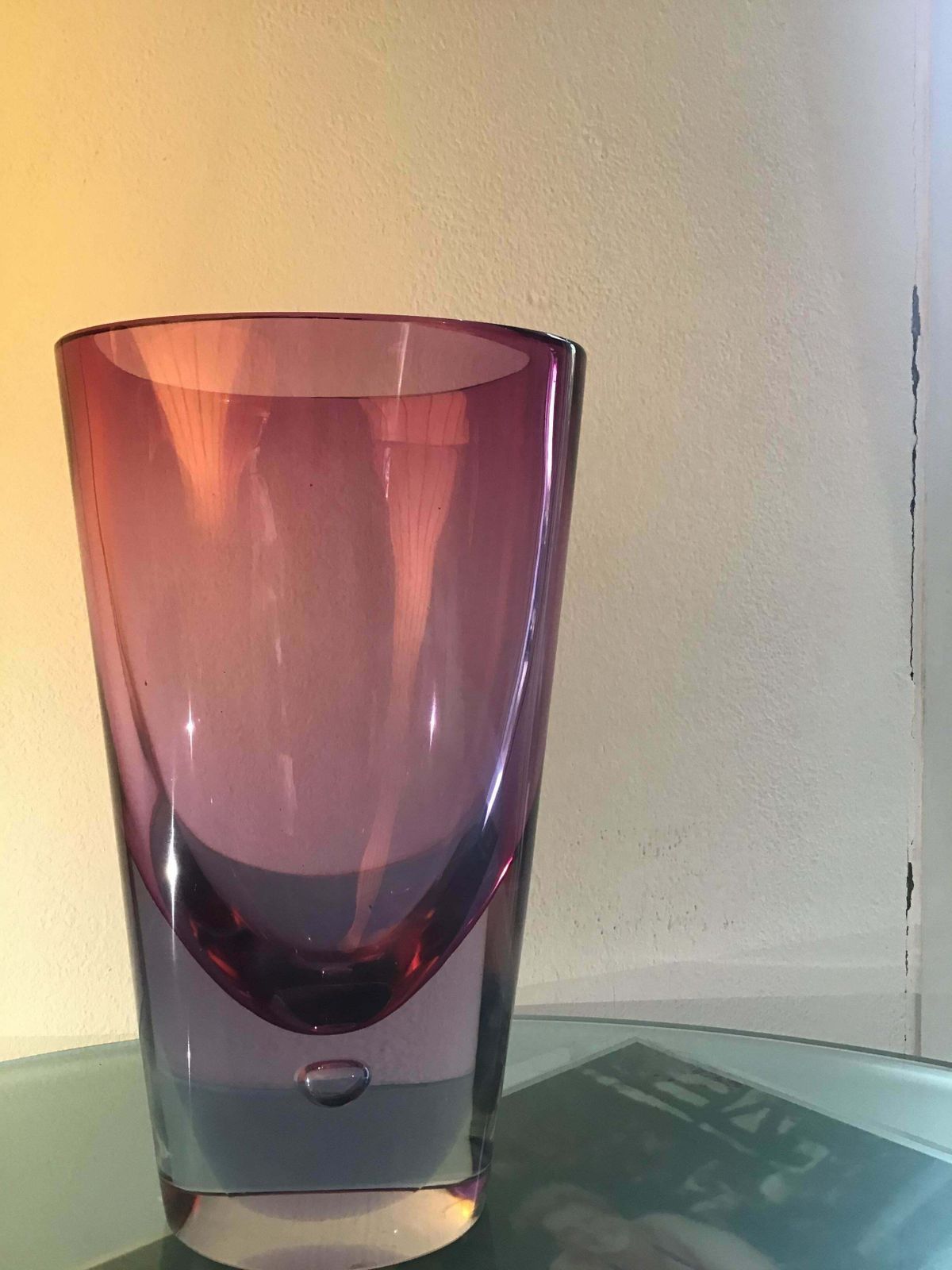 Seguso Flavio Poli Vase Glass 1960 Italy photo buy