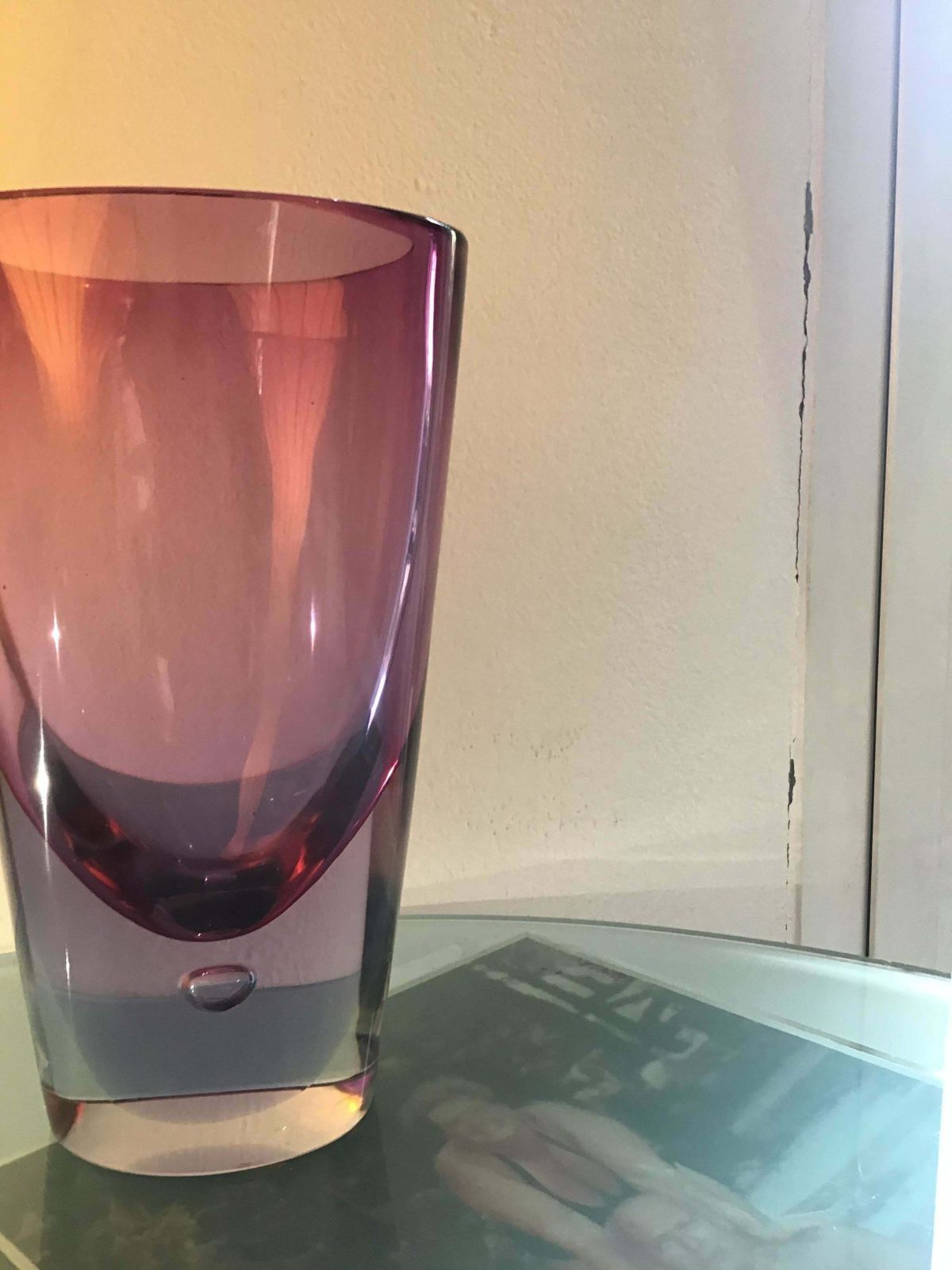 photo furniture Seguso Flavio Poli Vase Glass 1960 Italy