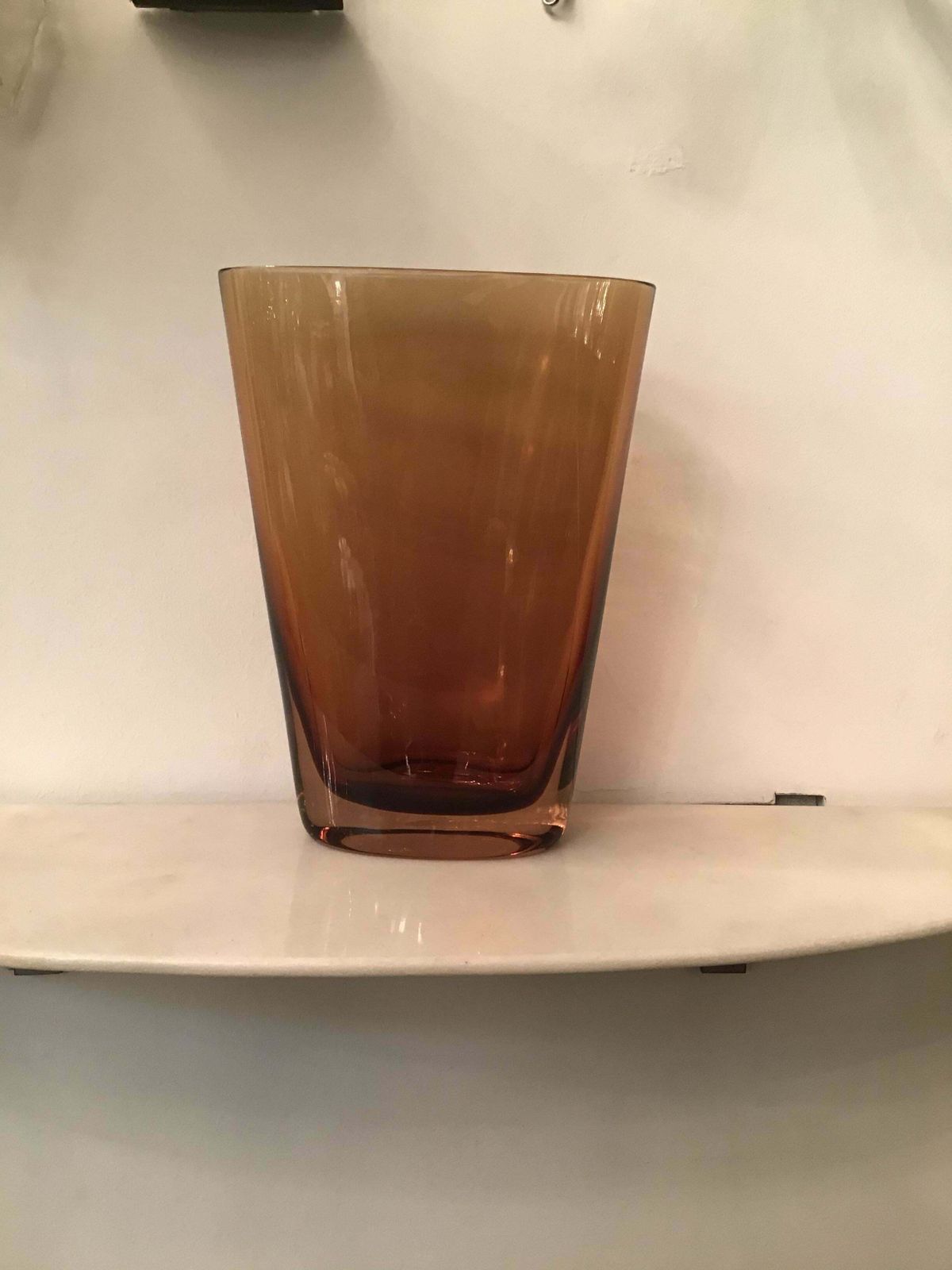 Flavio Poli Vase Murano Glass 1955 Italy photo vinterior