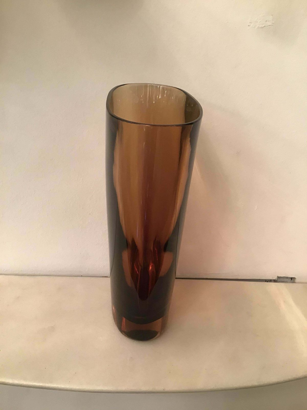 photo for sale Flavio Poli Vase Murano Glass 1955 Italy