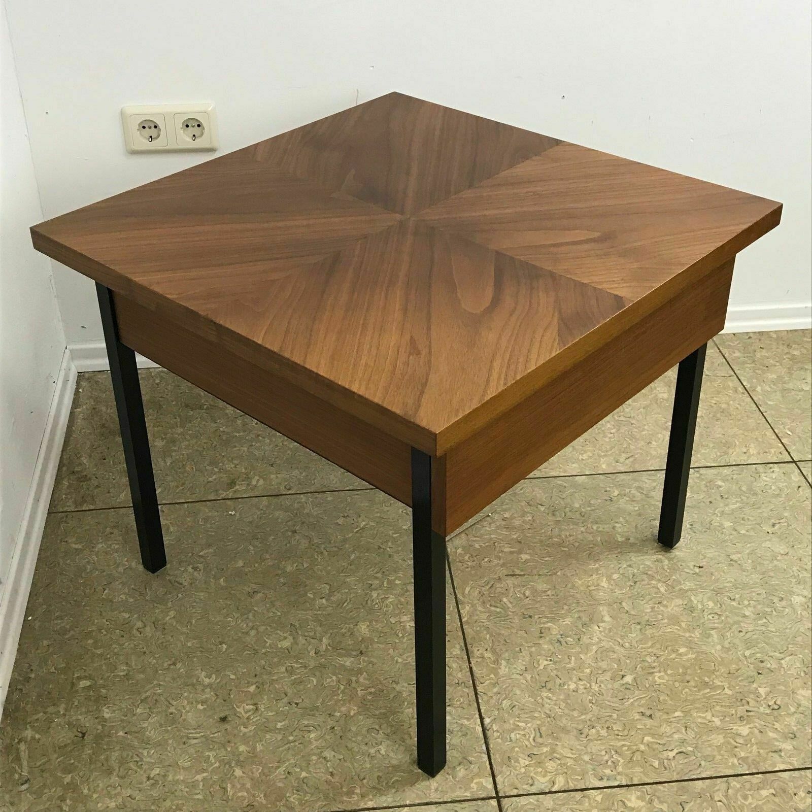 60er 70er Jahre Teak Nähkasten Nähtisch Utensilio Coffee Table Mid Century 60s photo furniture