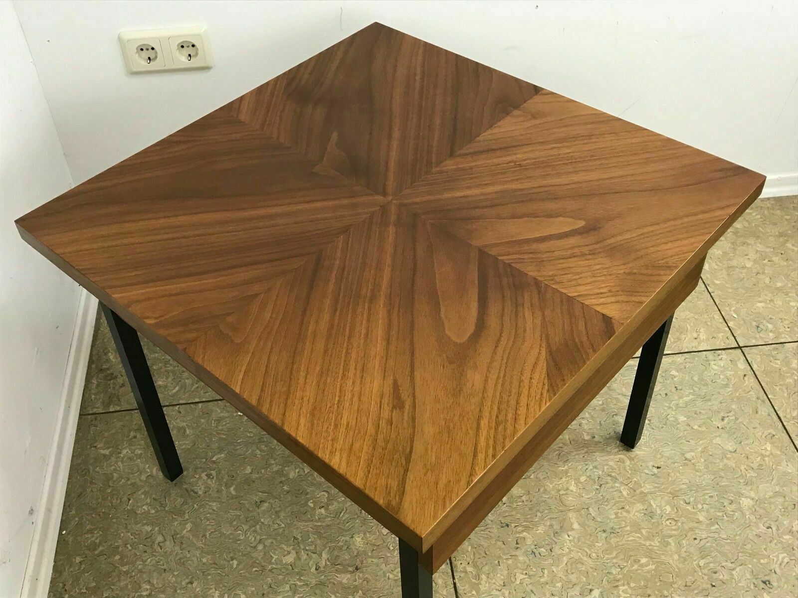 60er 70er Jahre Teak Nähkasten Nähtisch Utensilio Coffee Table Mid Century 60s photo for sale
