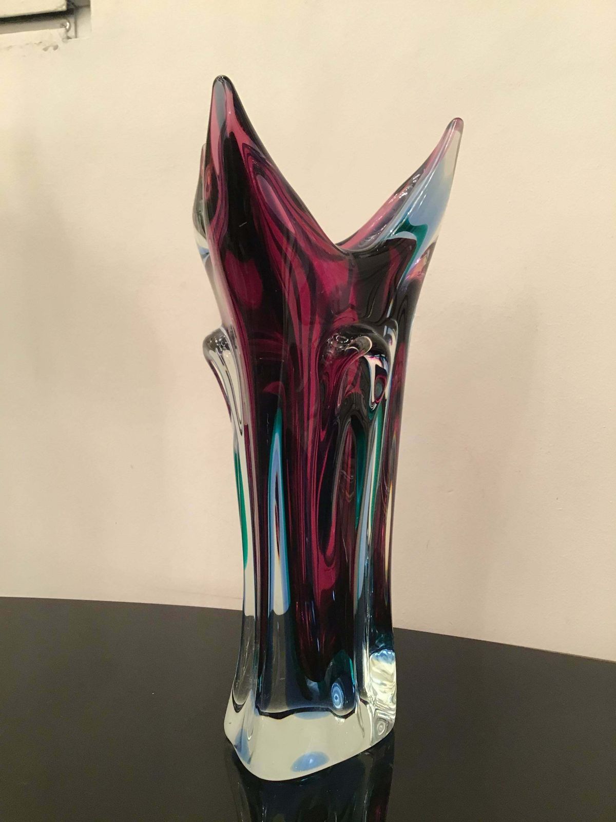 photo buy Seguso Flavio Poli Vase Murano Glass 1950 Italy